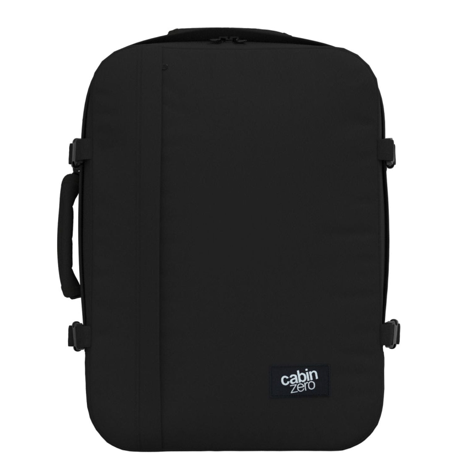Cabinzero Classic Ultra Light Cabin Bag With Luggage Trackers 44L (Absolute Black)
