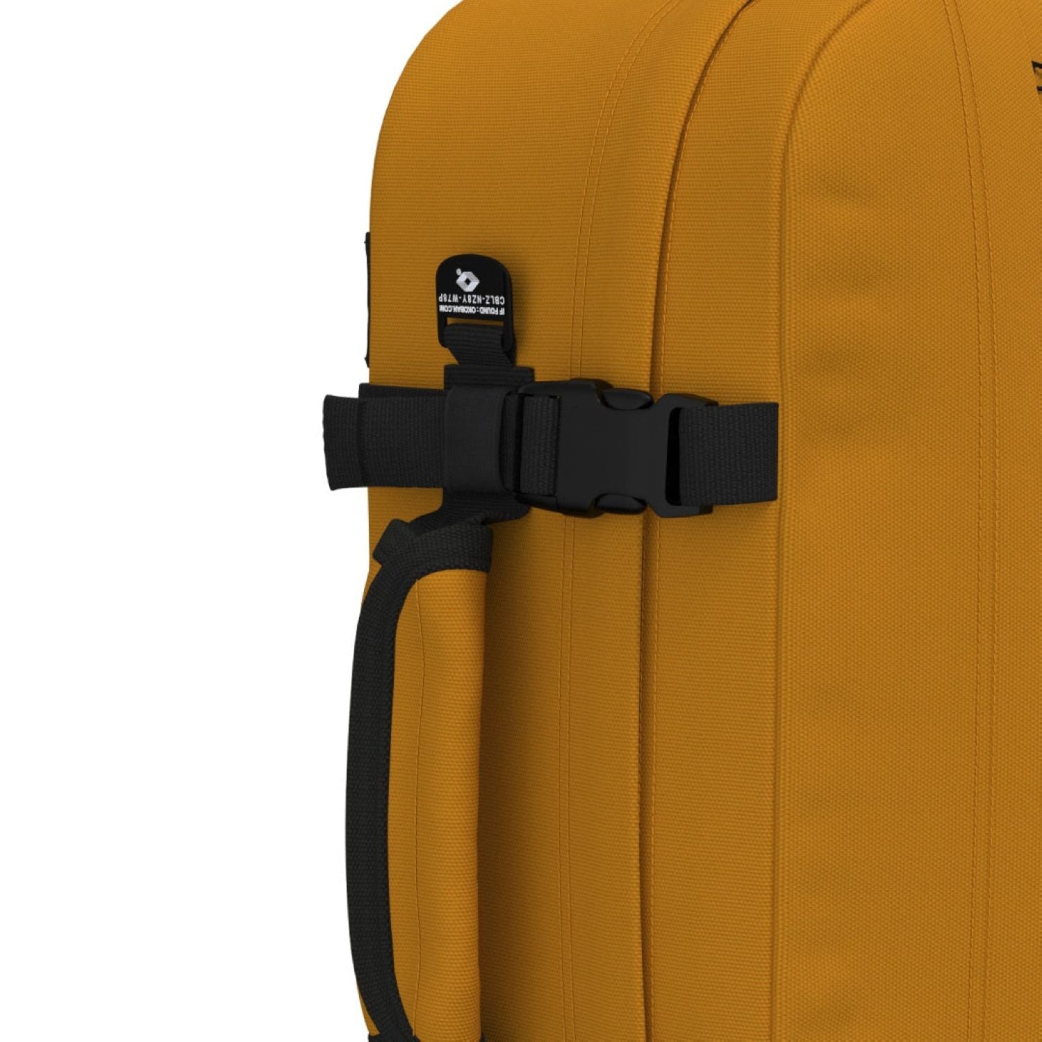 Cabinzero Classic Ultra Light Cabin Bag With Luggage Trackers 44L (Orange Chill)