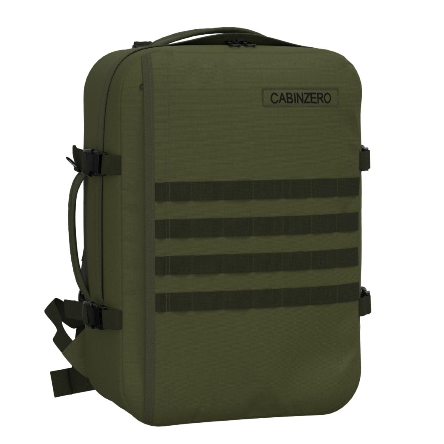 Cabinzero Military Cabin Bag With Luggage Trackers 44L (Military Green)