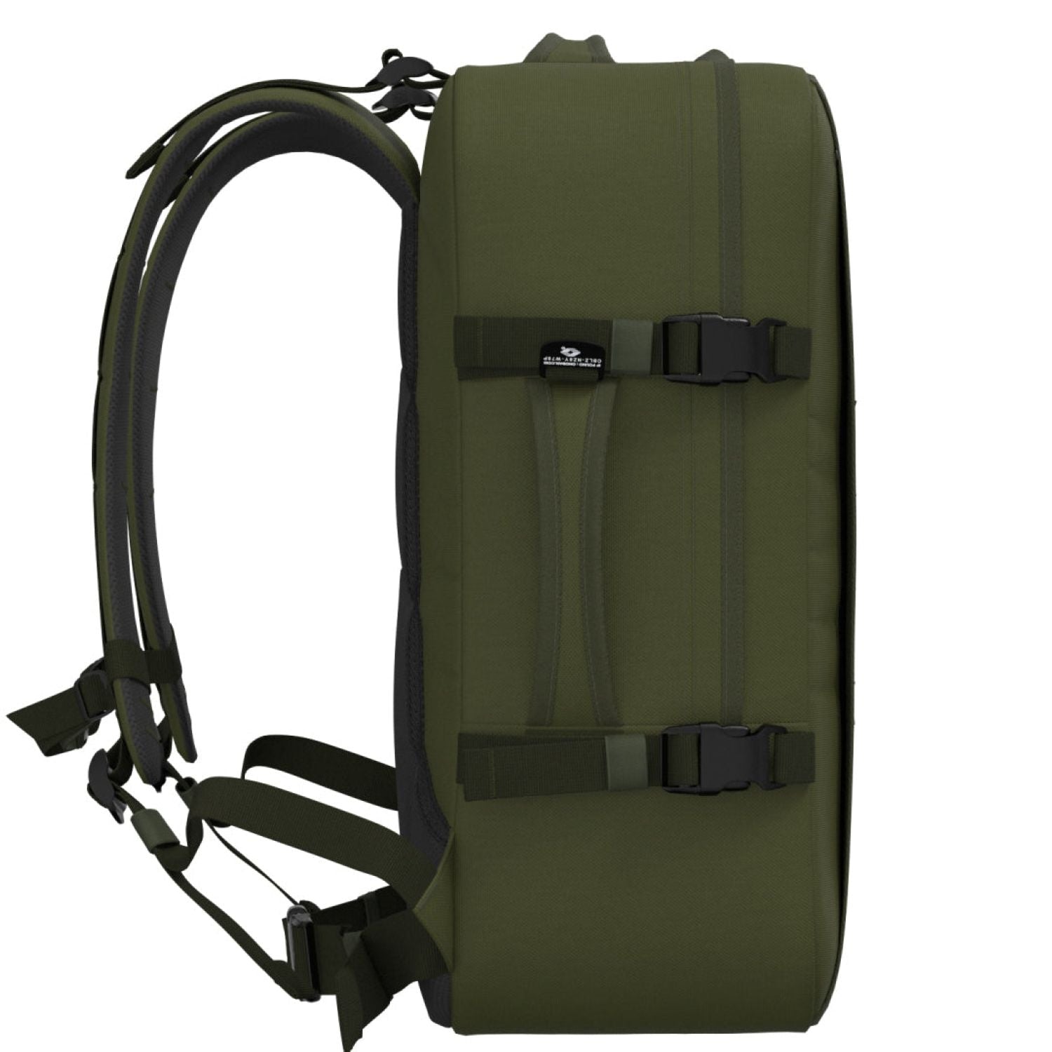 Cabinzero Military Cabin Bag With Luggage Trackers 44L (Military Green)