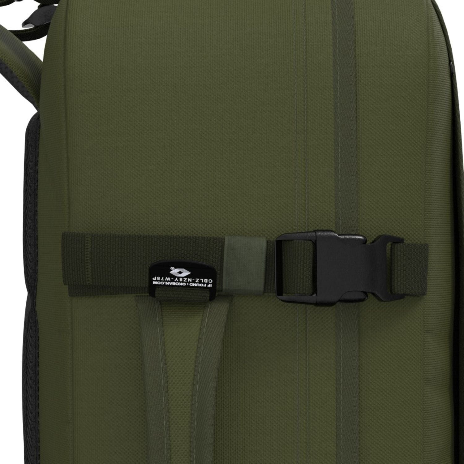Cabinzero Military Cabin Bag With Luggage Trackers 44L (Military Green)