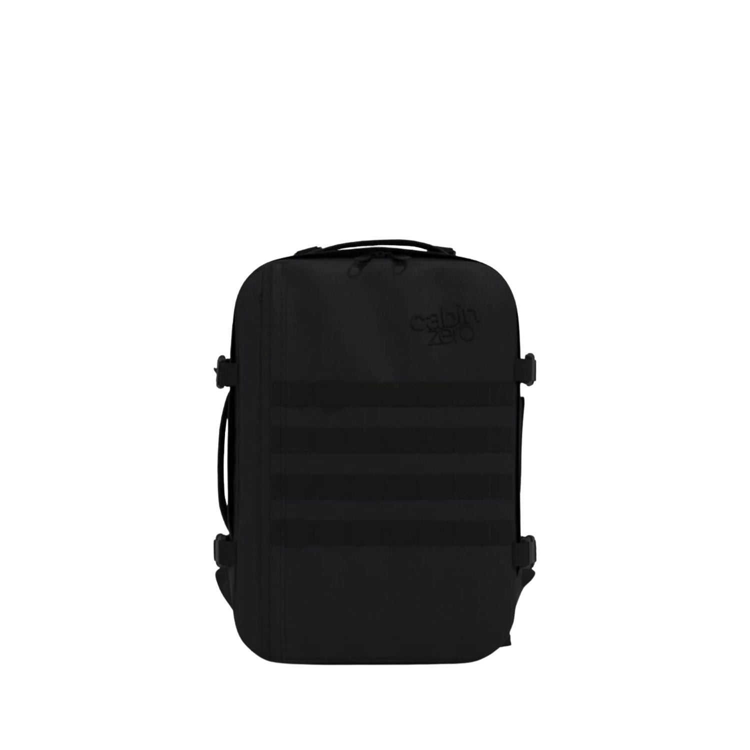Cabinzero Military Cabin Bag With Luggage Trackers 28L (Absolute Black)