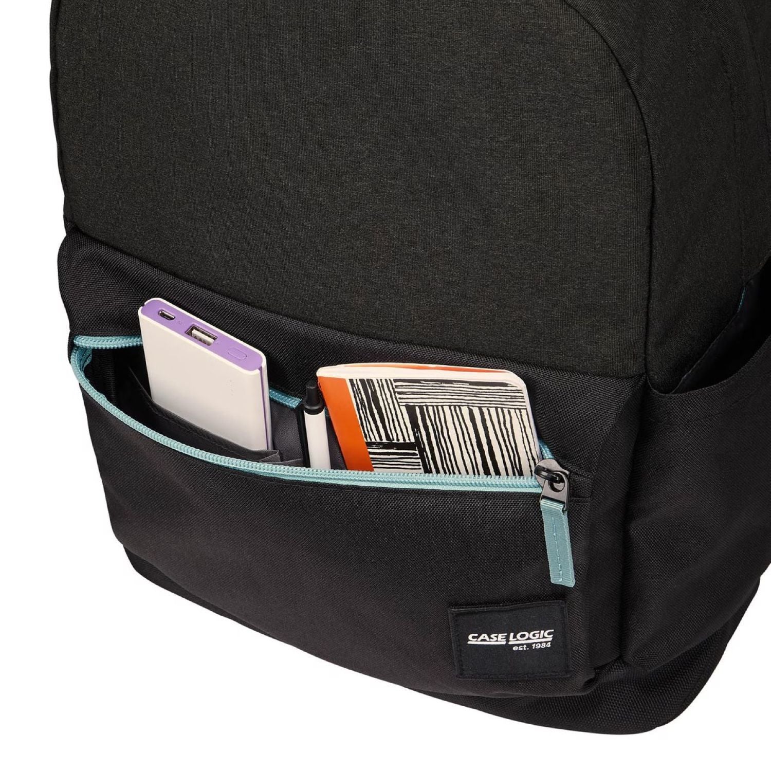 Case Logic Campus Founder Backpack 26L - Black Heather/Trellis