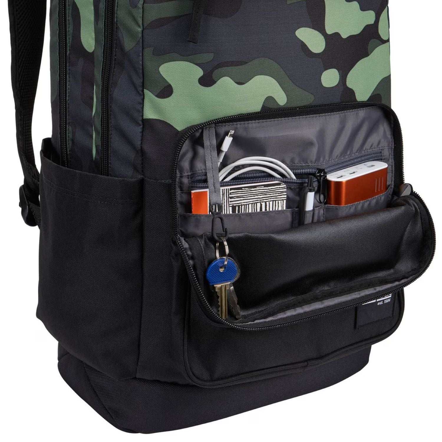 Case Logic Campus Query Backpack 29L - Iguana/Camo