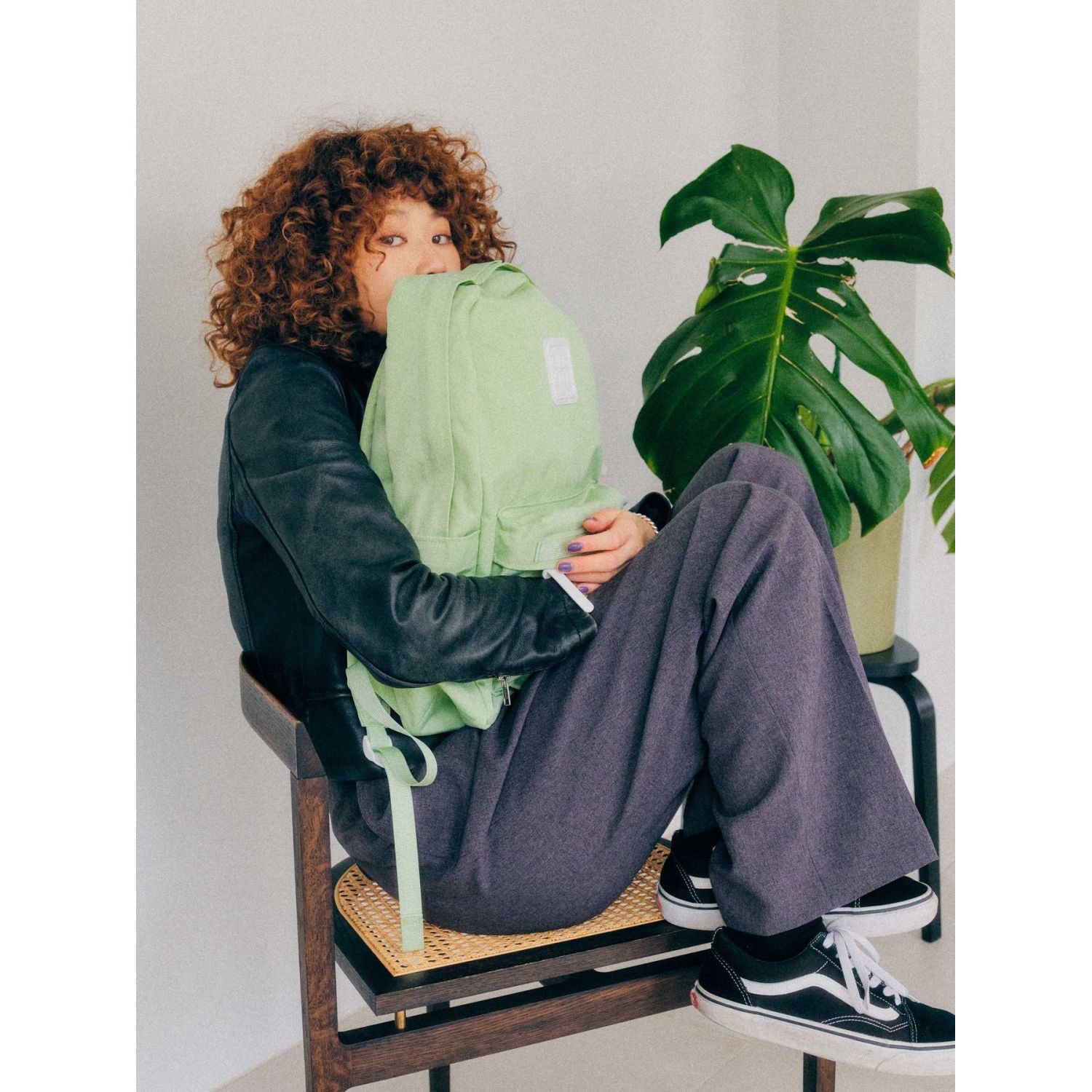 Cilocala Regular Backpack Large (I-Green)
