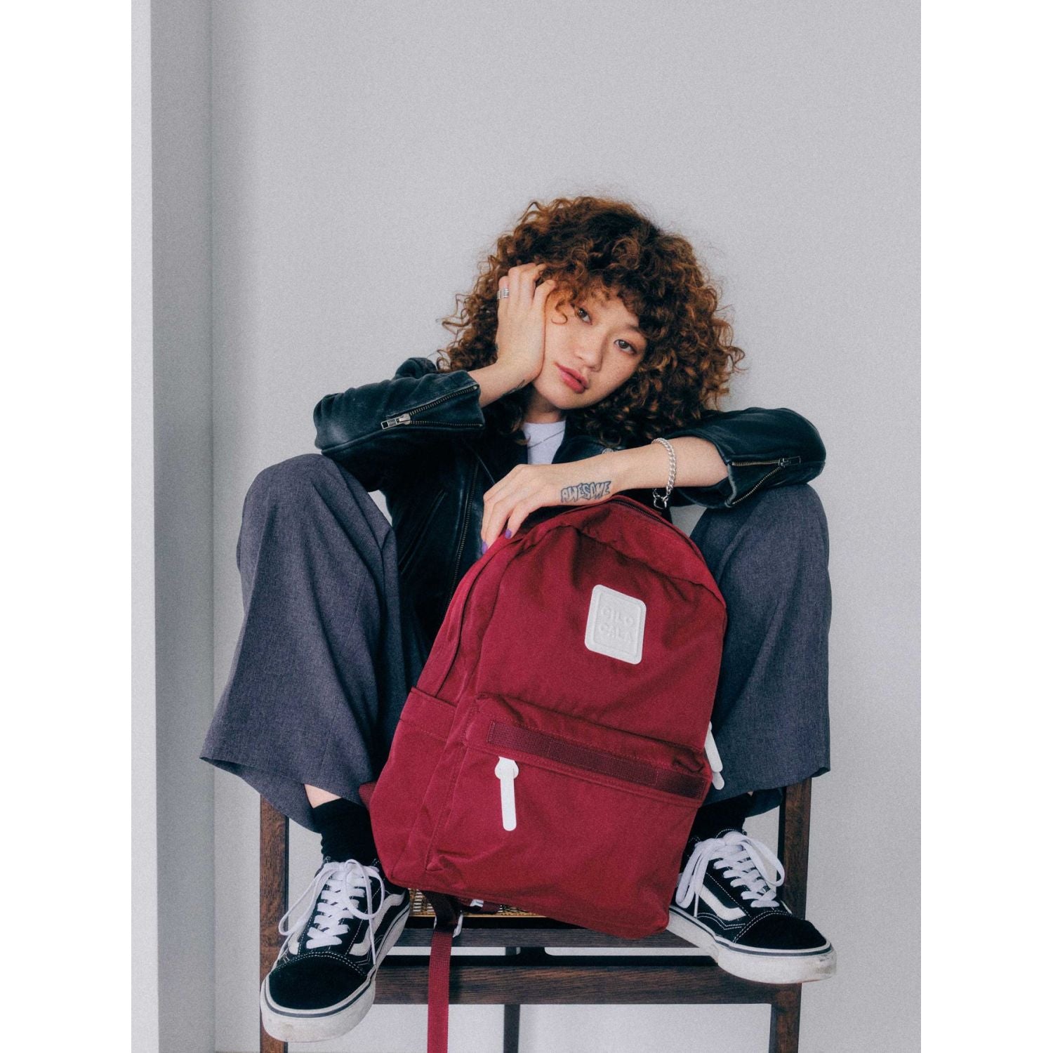 Cilocala Regular Backpack Middle (Azuki)
