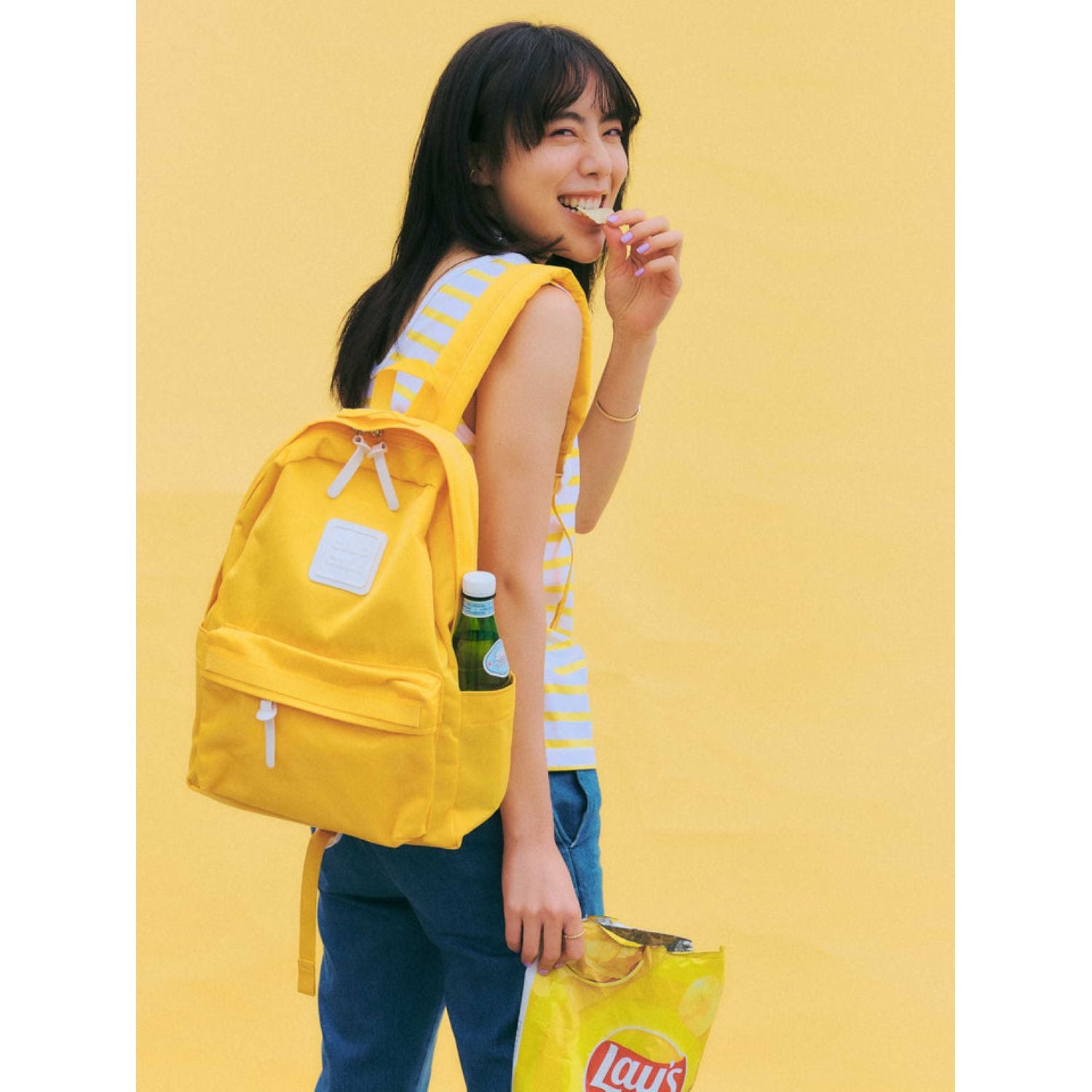 Cilocala Regular Backpack Middle (Banana)