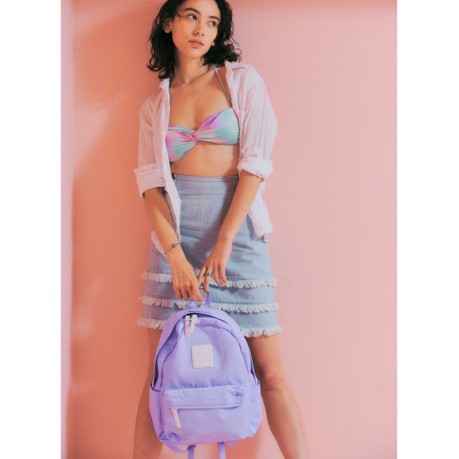 Cilocala Regular Backpack Middle (Lavender)