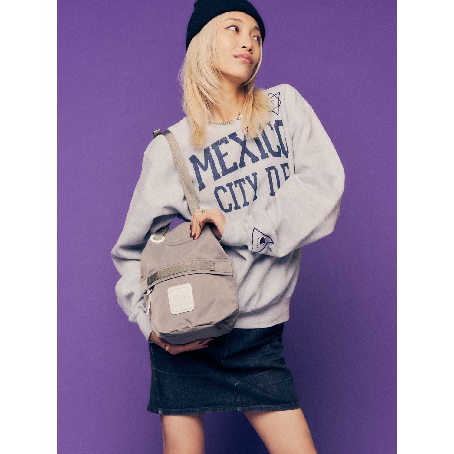 Cilocala Regular Bon Shoulder Bag (Lavender)