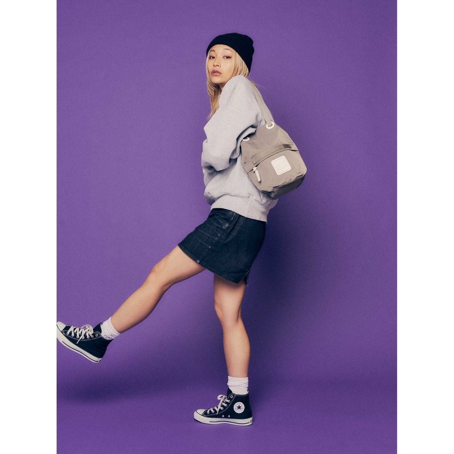 Cilocala Regular Bon Shoulder Bag (Lavender)