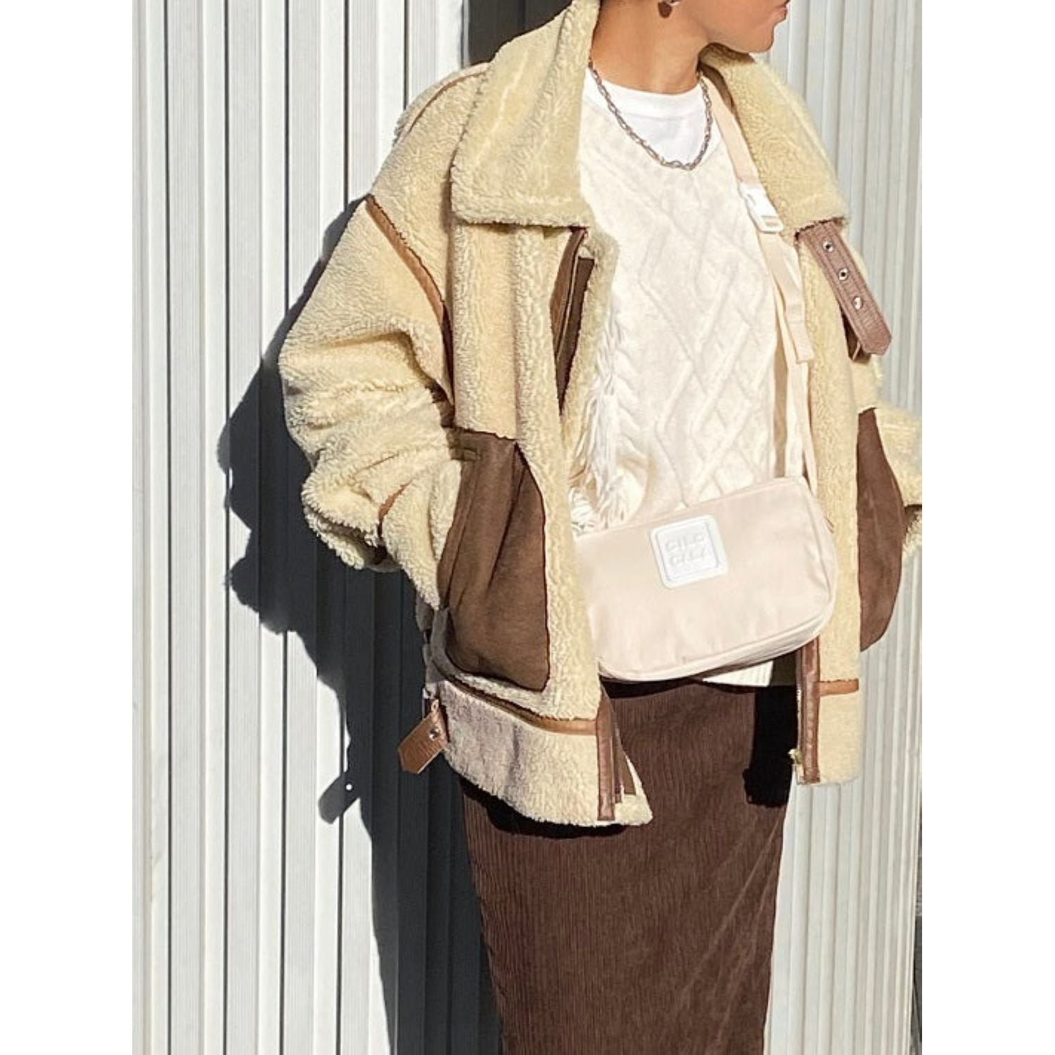 Cilocala Regular Shin-Yoko Shoulder Bag (Stone)