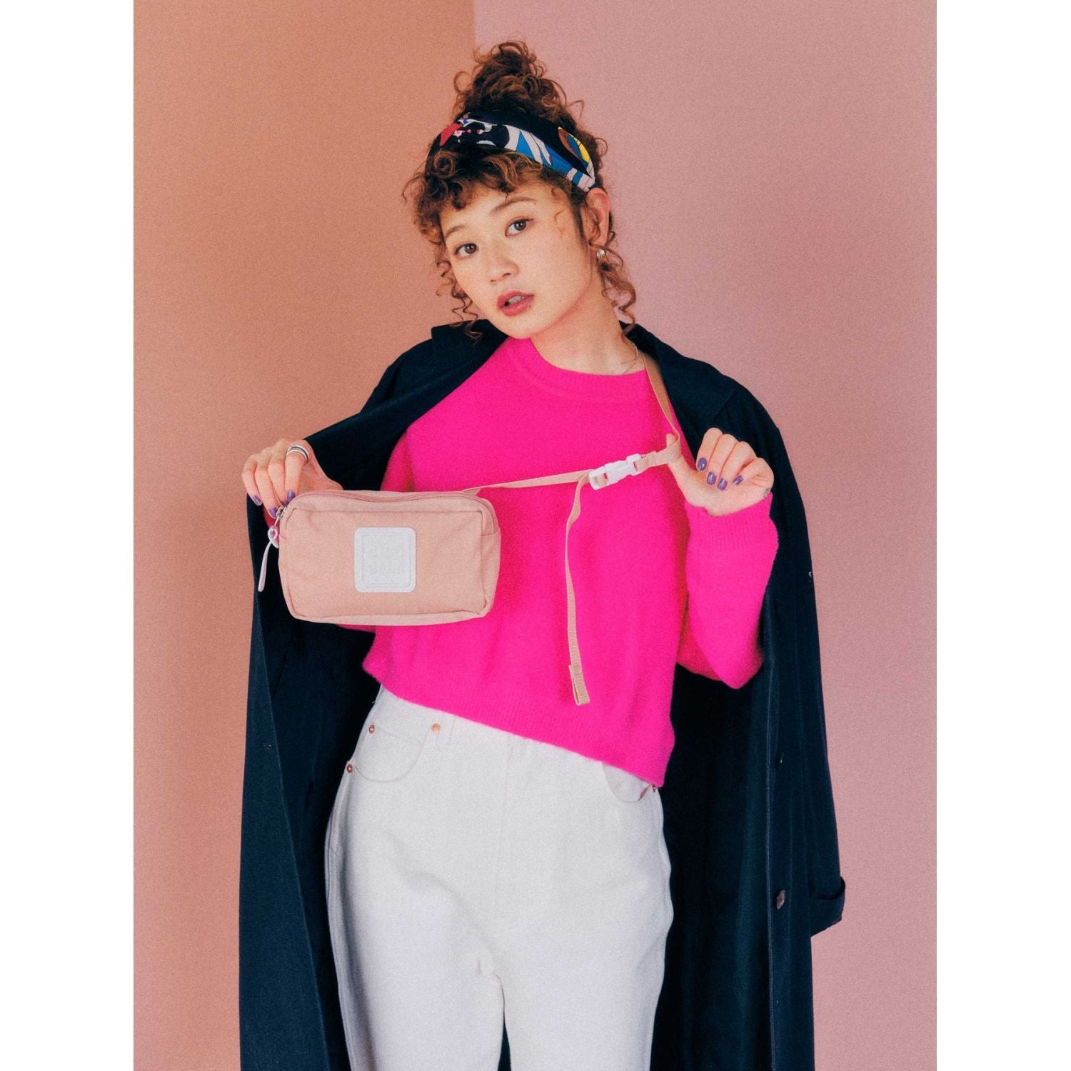 Cilocala Regular Shoulder Pouch Yoko (Guava)