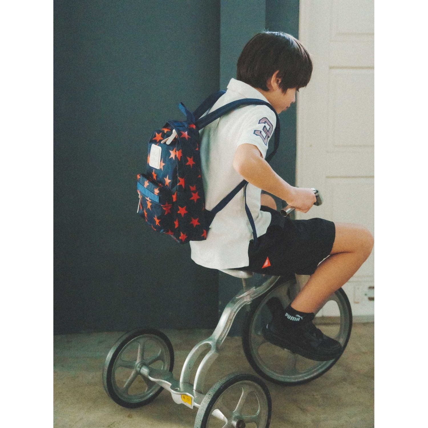 Cilocala Star Print Backpack Small (Sailor)