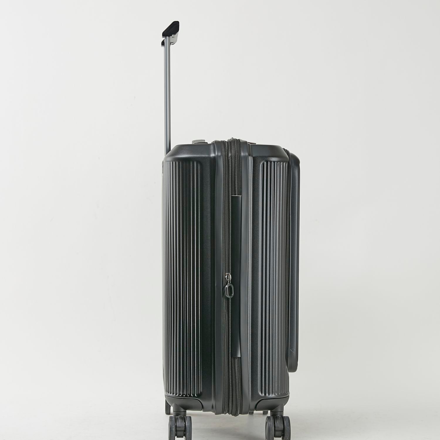 Conwood Odyssey Polycarbonate 20" Carry On Luggage With Front Access Opening - Black