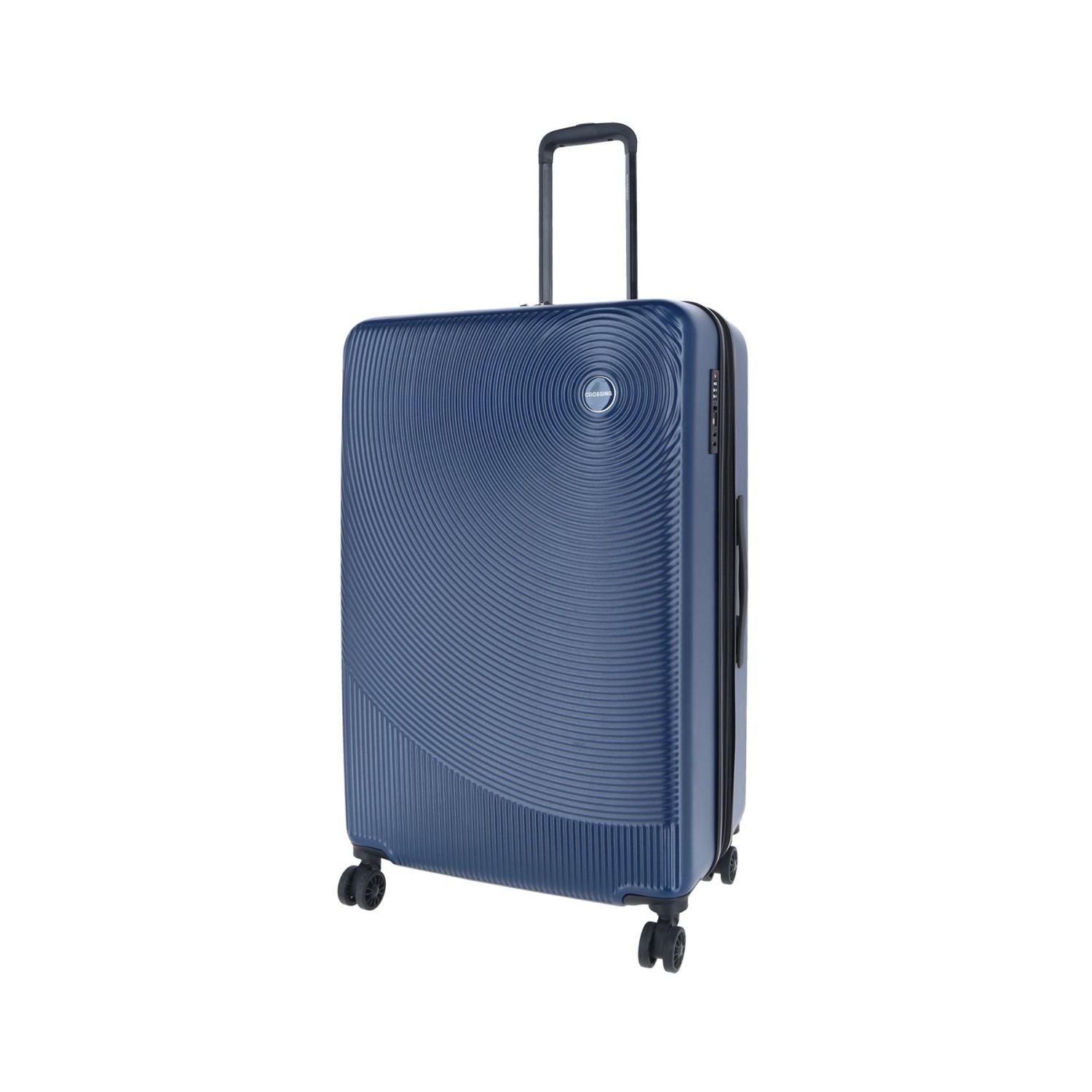 Crossing Wanderer Polycarbonate Expandable 20" Carry On Luggage Spinner - Blue