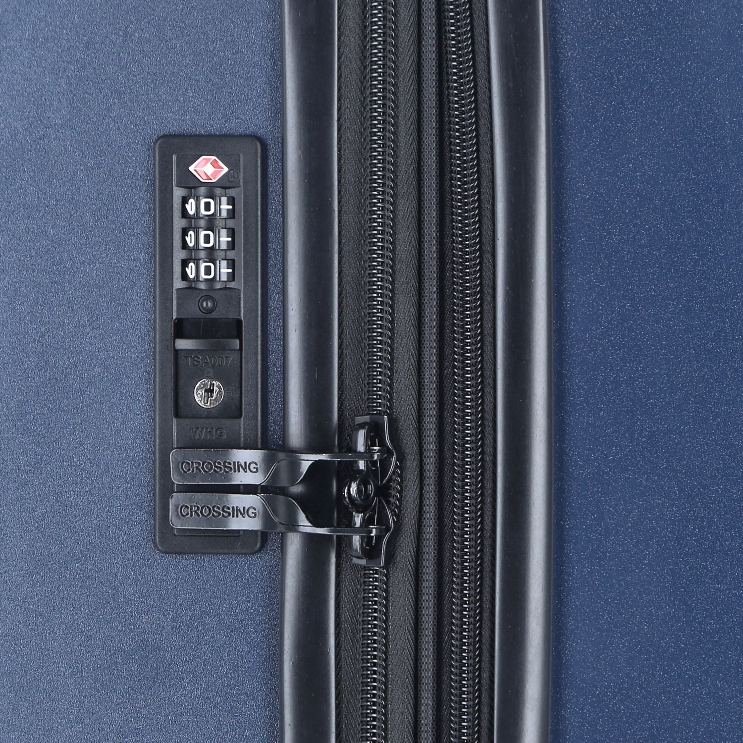 Crossing Wanderer Polycarbonate Expandable 20" Carry On Luggage Spinner - Black