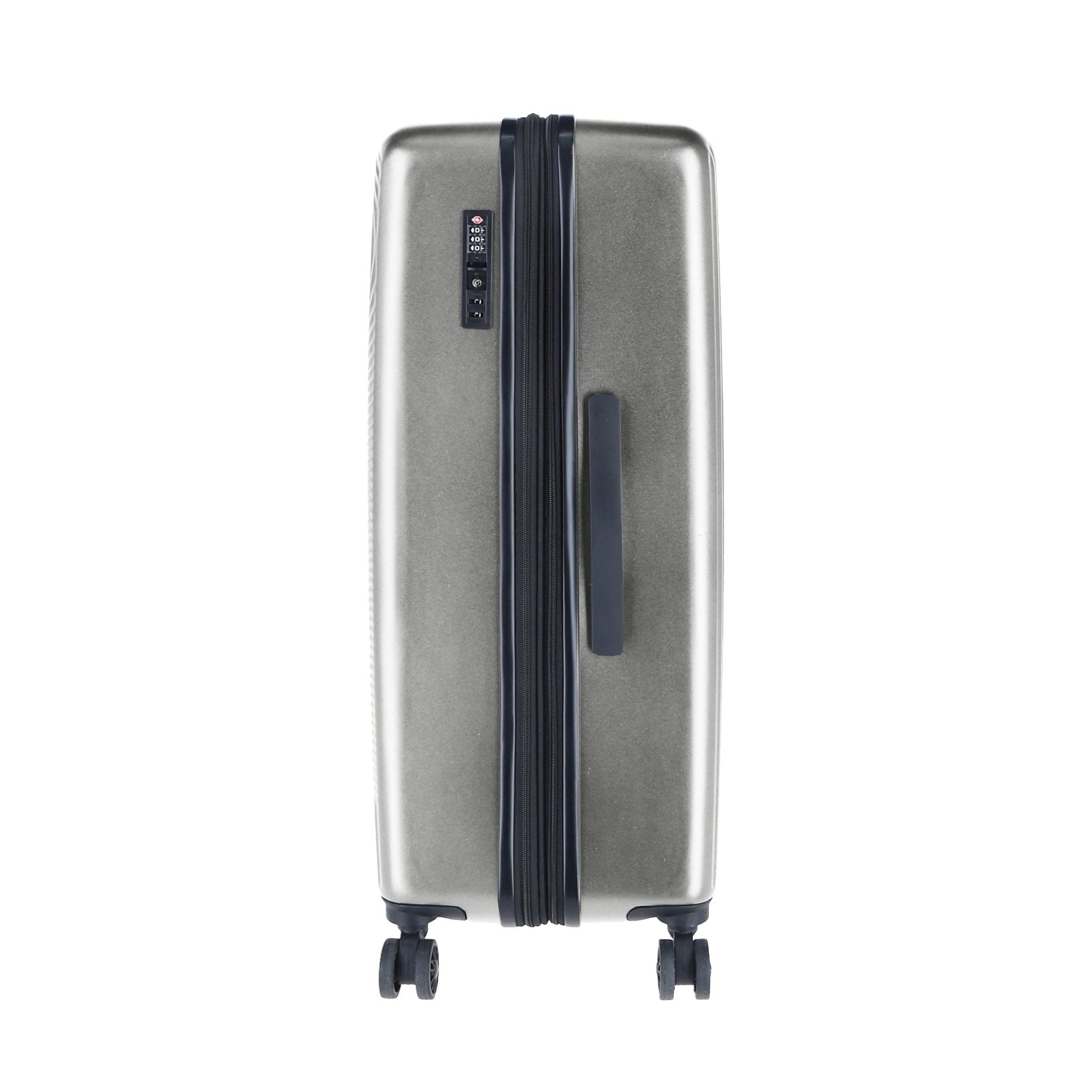 Crossing Wanderer Polycarbonate Expandable 20" Carry On Luggage Spinner - Silver