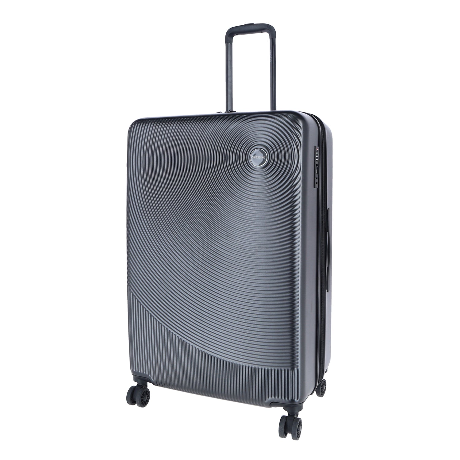 Crossing Wanderer Polycarbonate Expandable 28" Large Luggage Spinner - Gun Metal