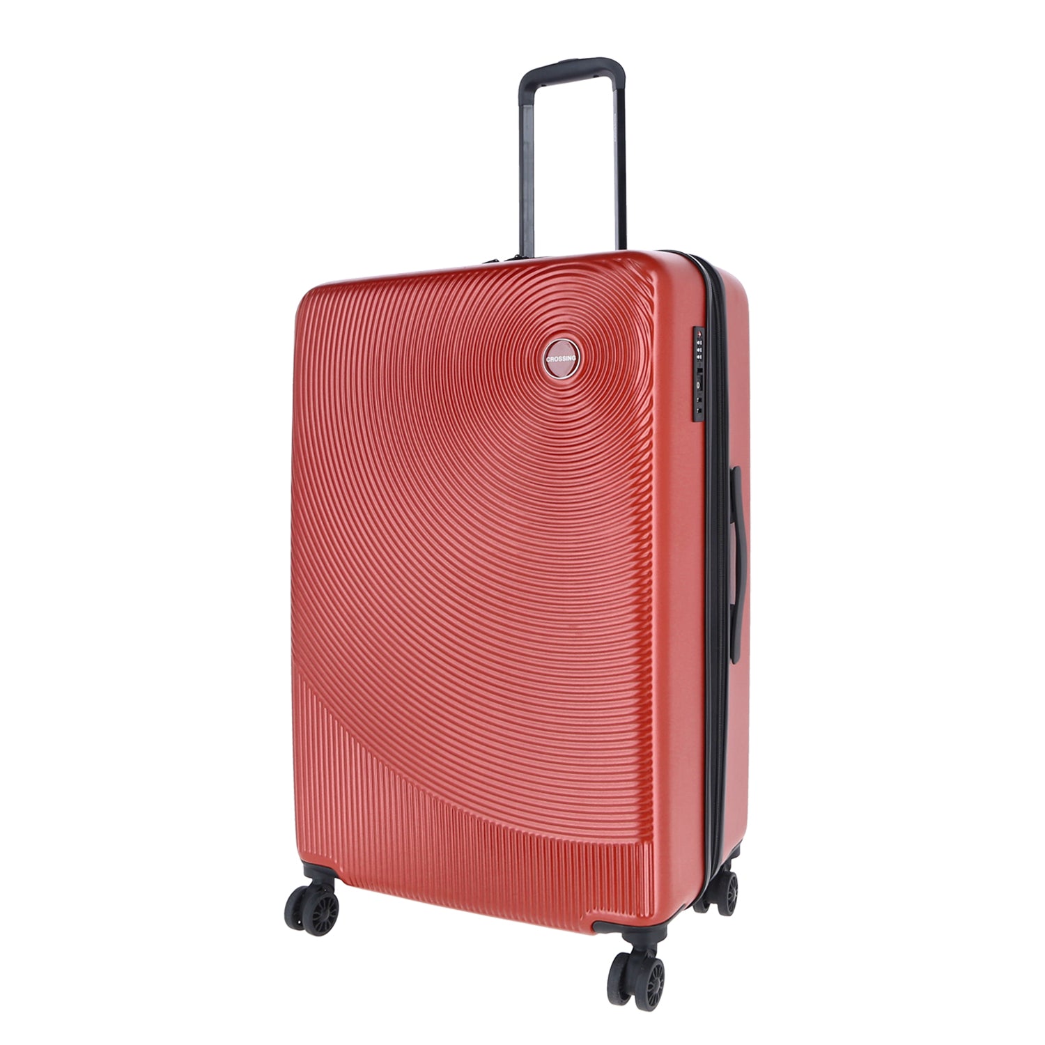 Crossing Wanderer Polycarbonate Expandable 28" Large Luggage Spinner - Red