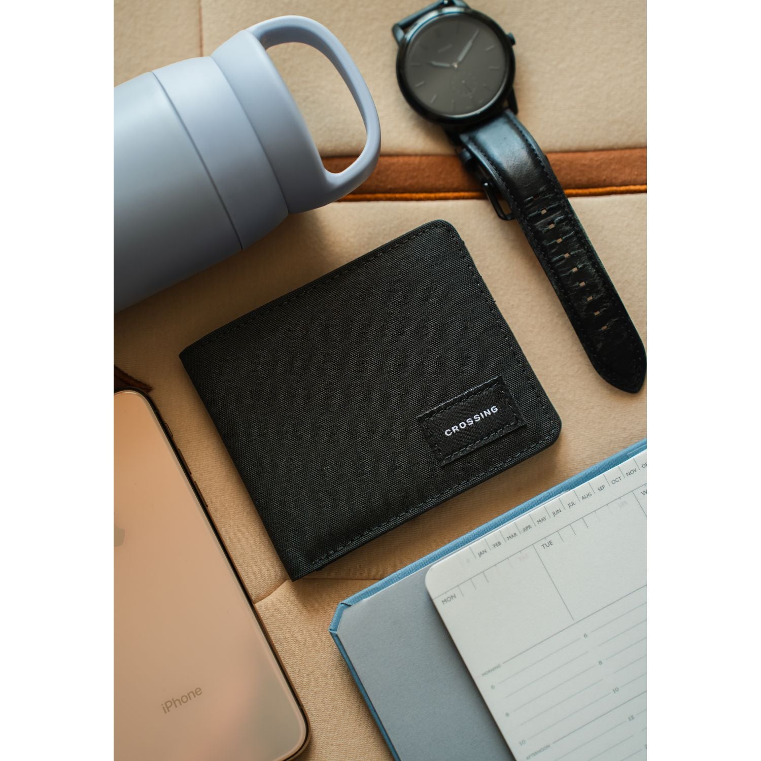 Crossing Bifold Wallet RFID - Black