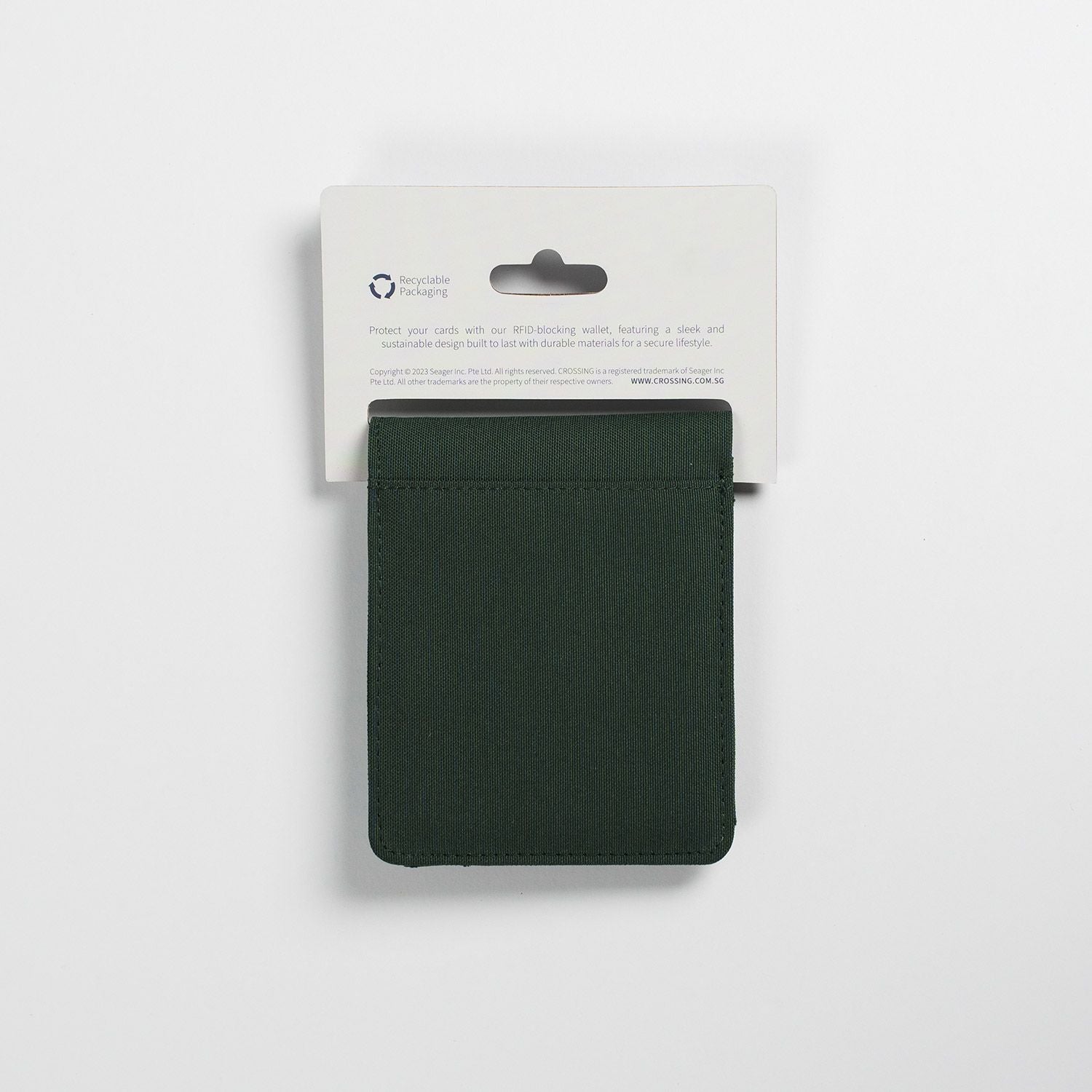 Crossing Bifold Wallet with Coin Pocket RFID - Green