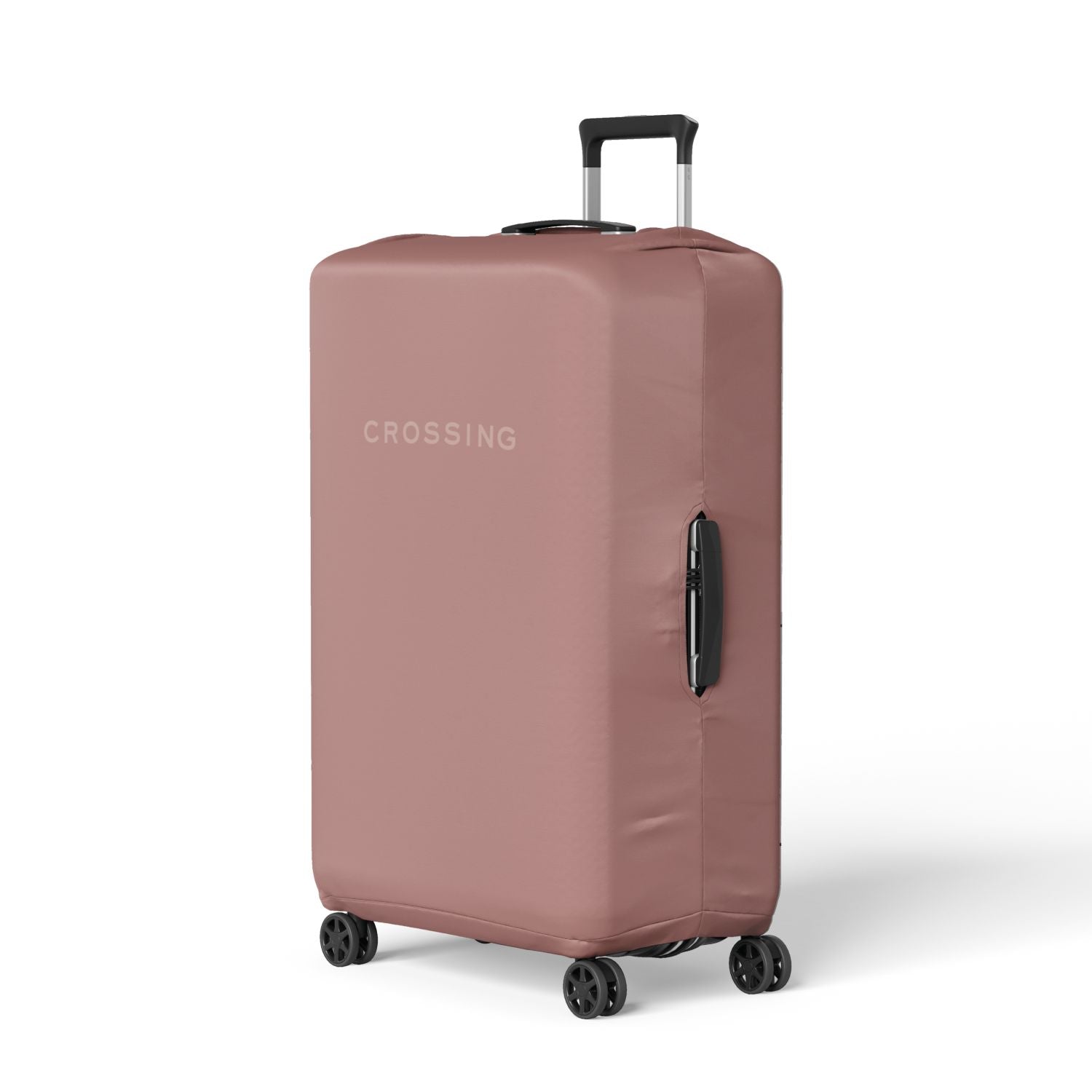 Crossing Block Series Luggage Cover L (27'-30') - Rose Quartz