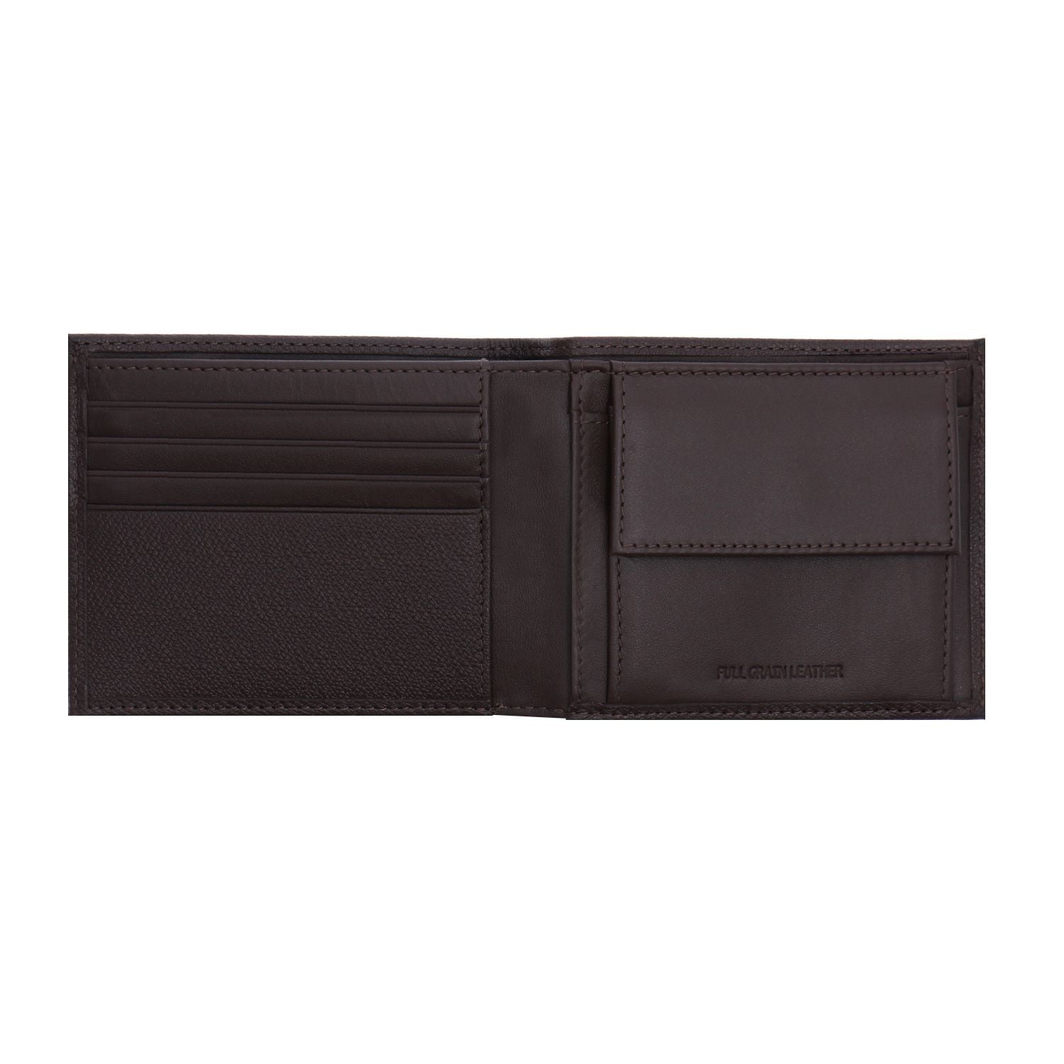 Crossing Elite Bi-fold Leather Wallet [12 Card Slots] RFID - Chocolate