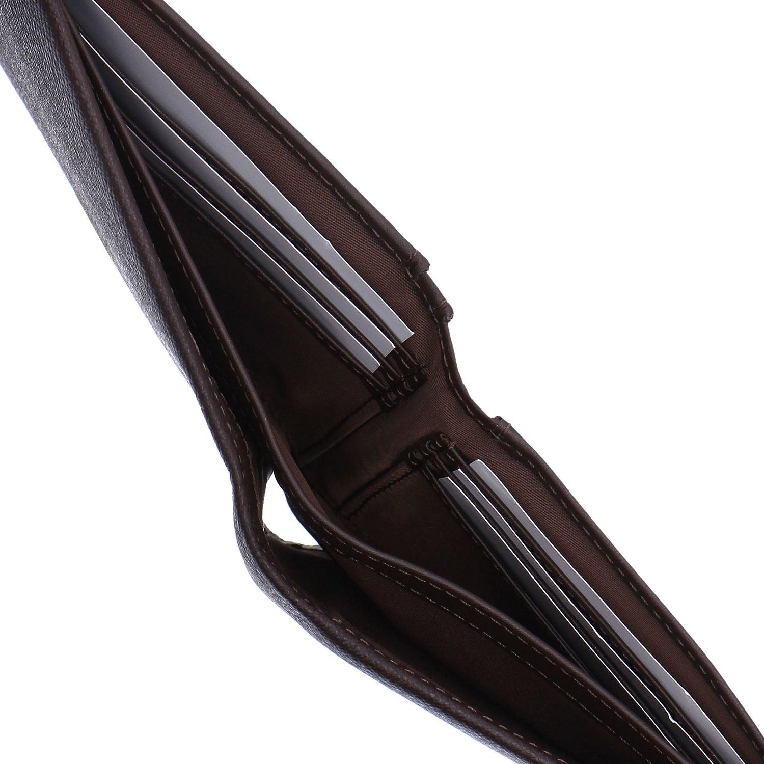 Crossing Elite Bi-fold Leather Wallet [12 Card Slots] RFID - Chocolate