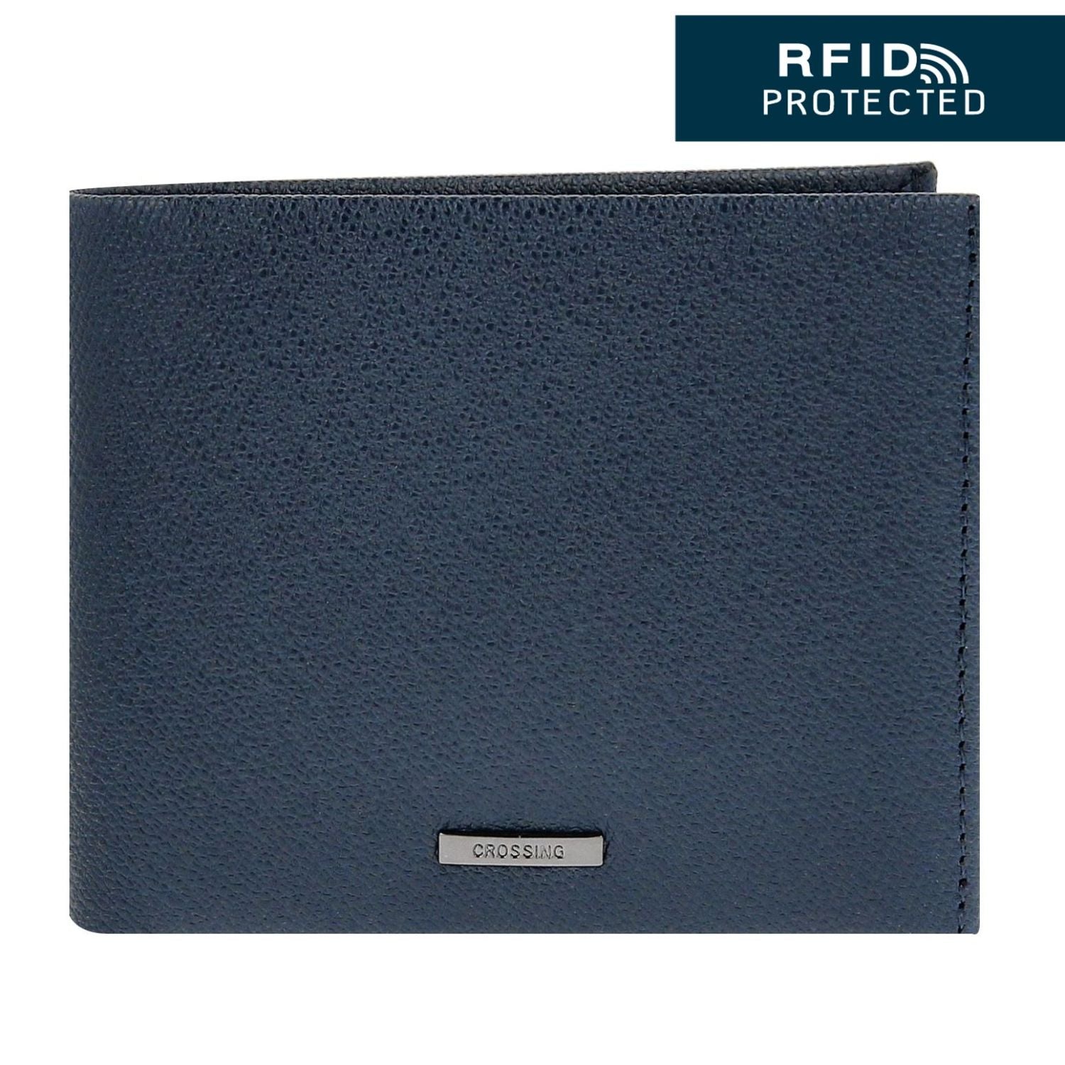 Crossing Elite Bi-fold Leather Wallet [12 Card Slots] RFID - Jeans