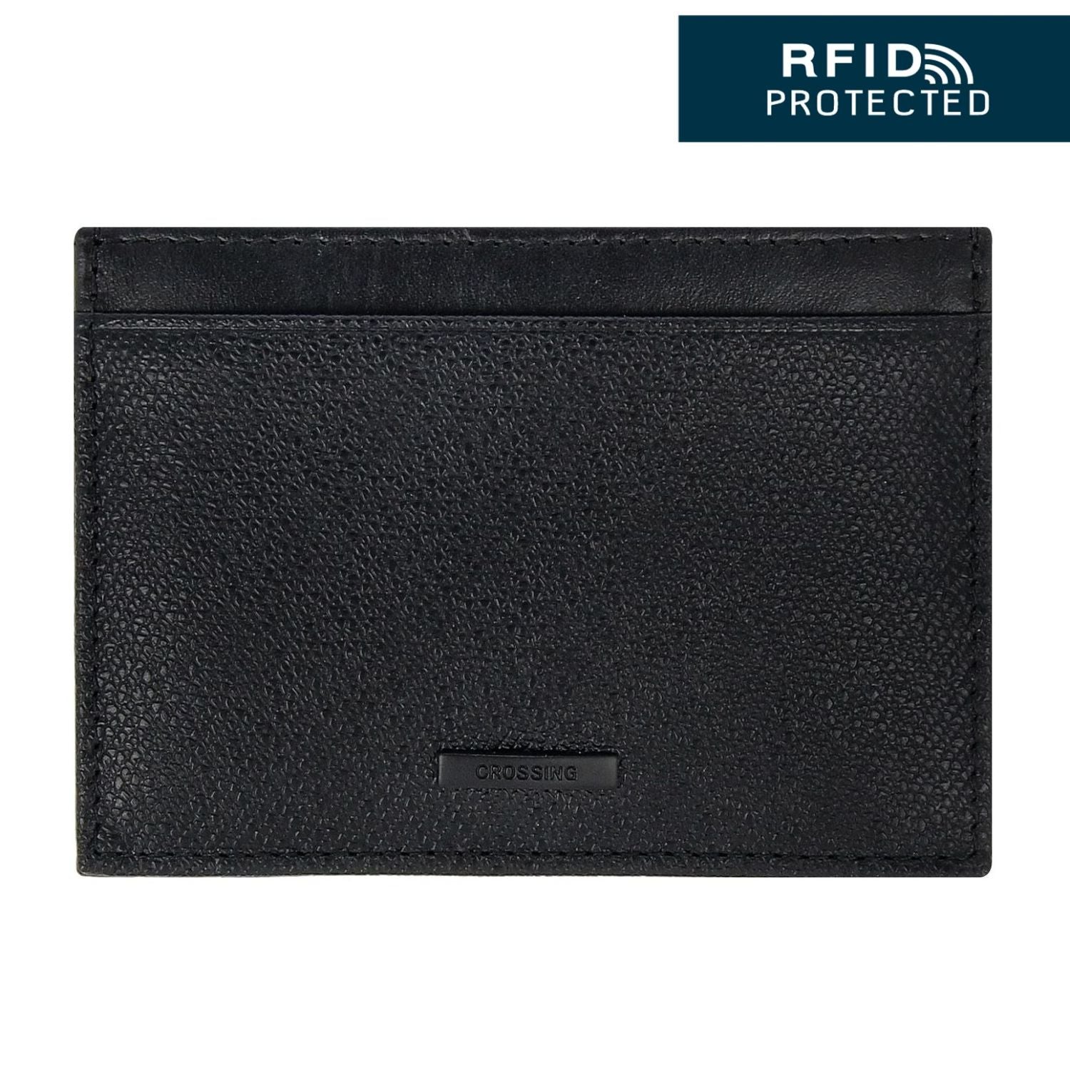 Crossing Elite Card Holder With Vertical Card Slots RFID - Black