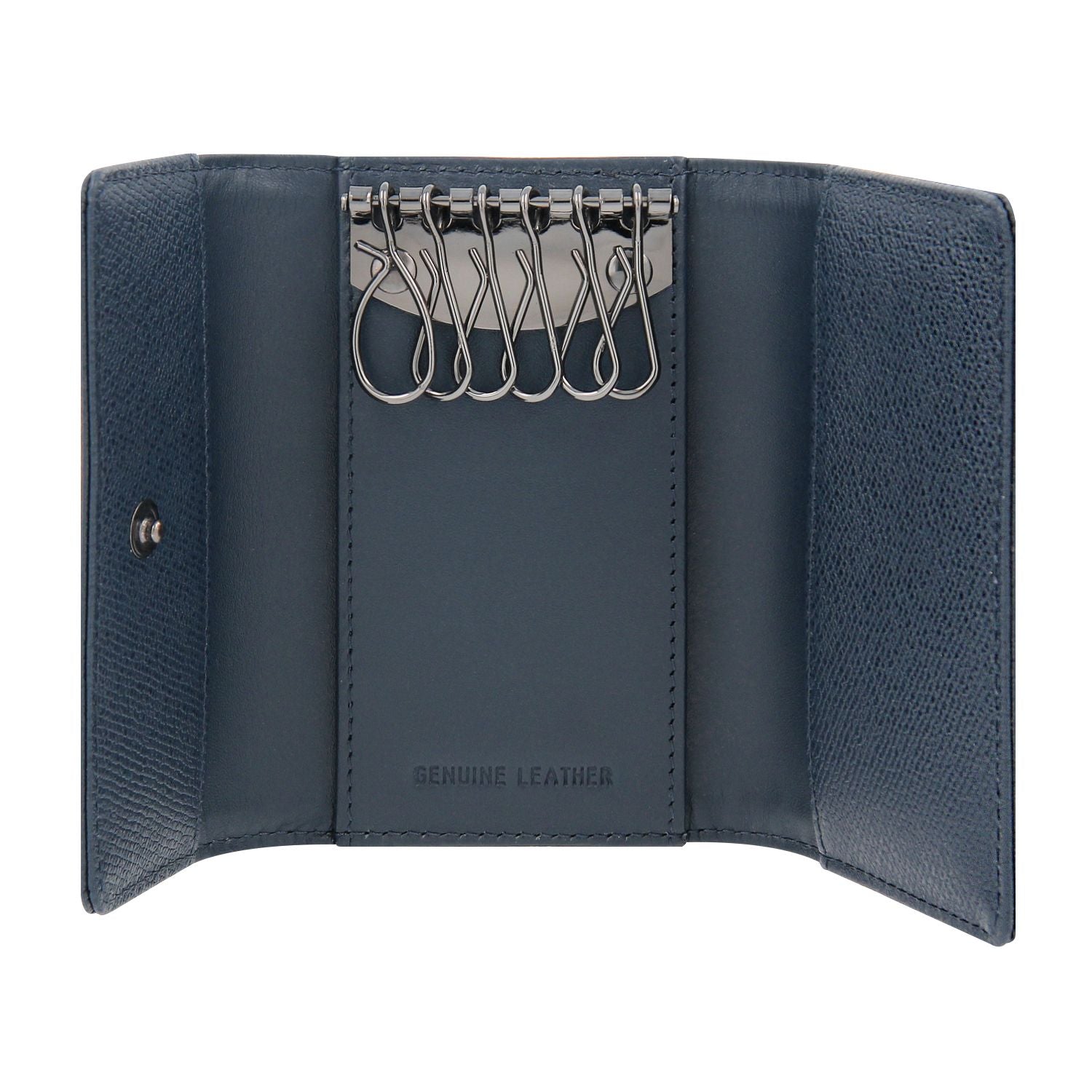 Crossing Elite Leather Key Holder With Card Pockets  - Jeans