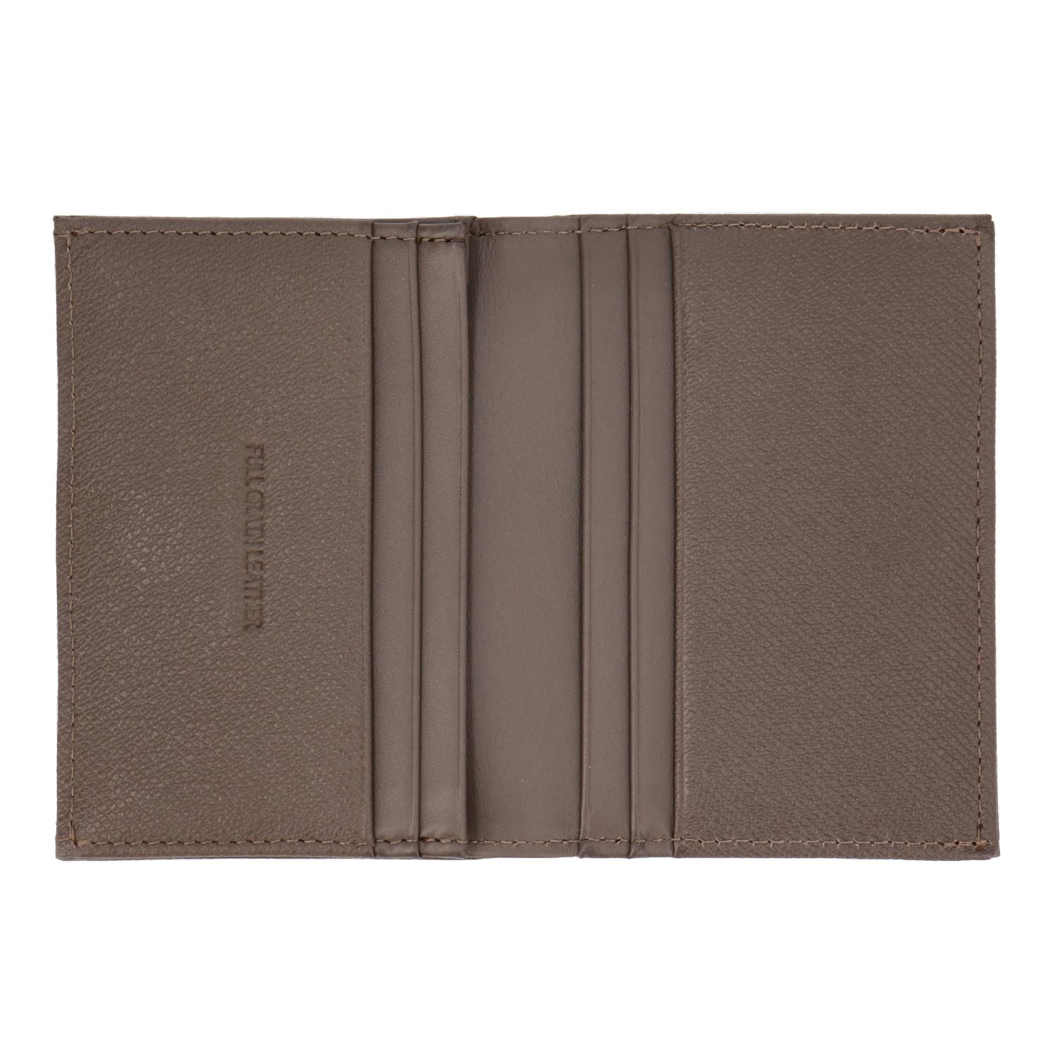 Crossing Elite Leather Leather Card Case With Magnet Closure RFID - Dark Khaki