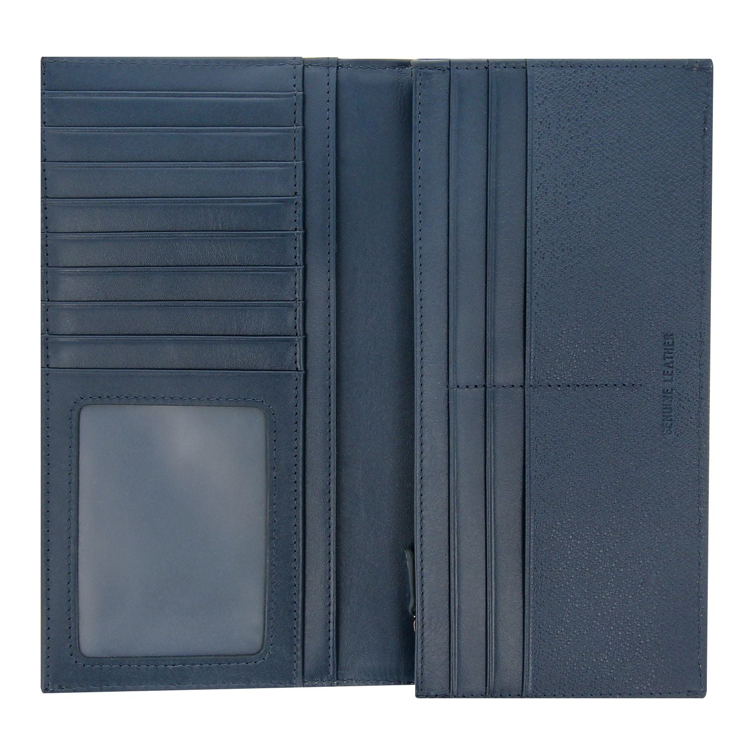 Crossing Elite Long Leather Wallet RFID - Jeans