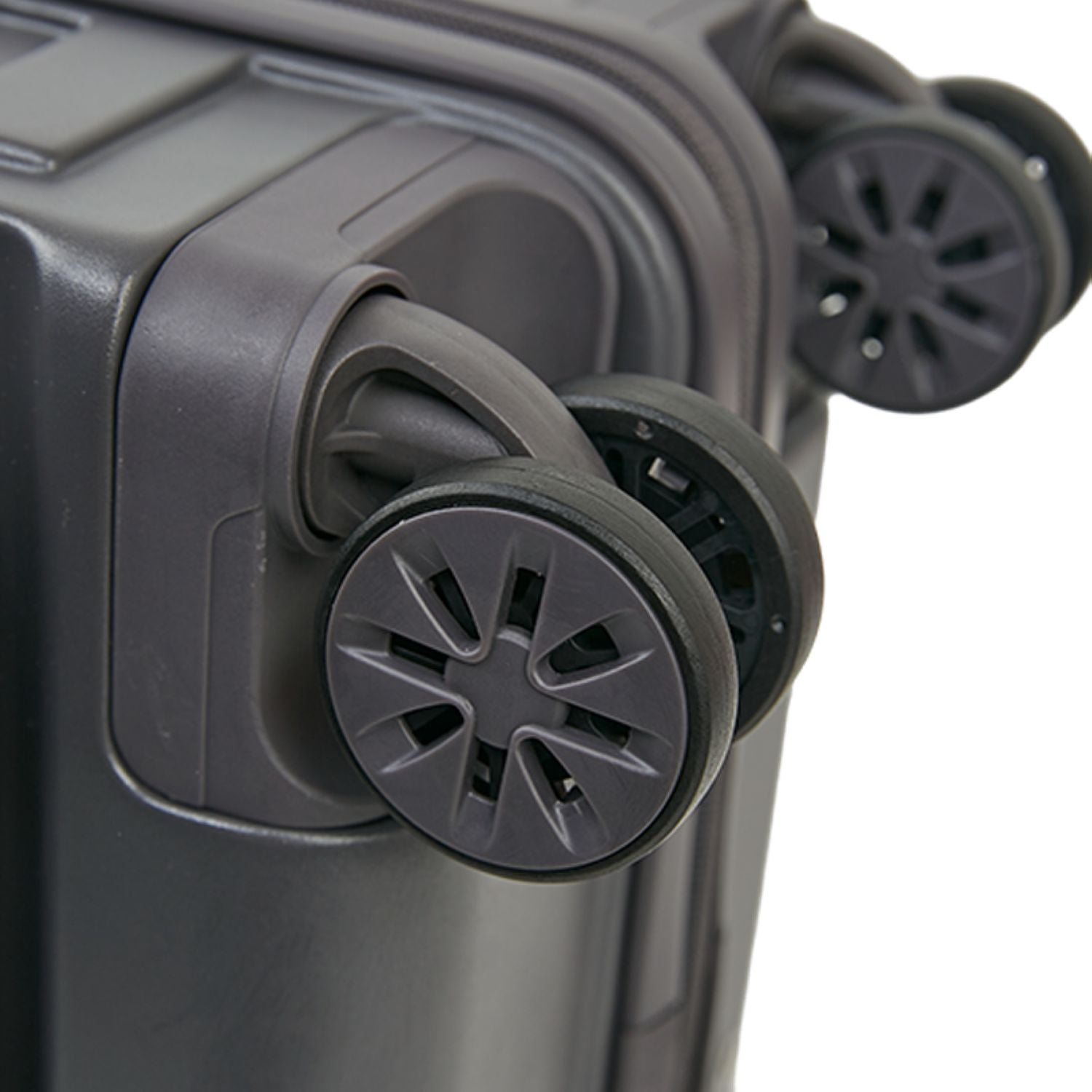 Crossing Groov Pc Trunk 20" Carry On Luggage With Front Access Opening - Dark Grey