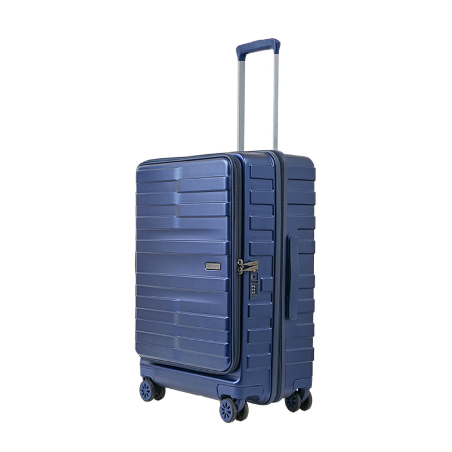 Crossing Groov Pc Trunk 24" Medium Luggage With Front Access Opening - Stone Blue
