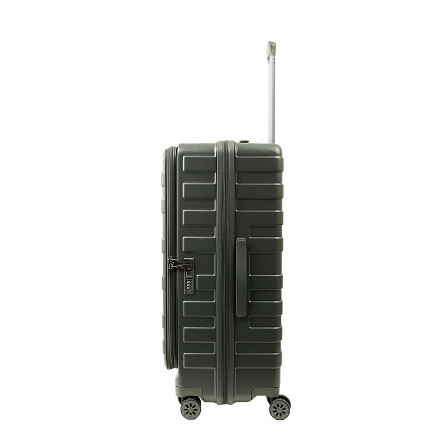 Crossing Groov Pc Trunk 28" Large Luggage With Front Access Opening - Army Green