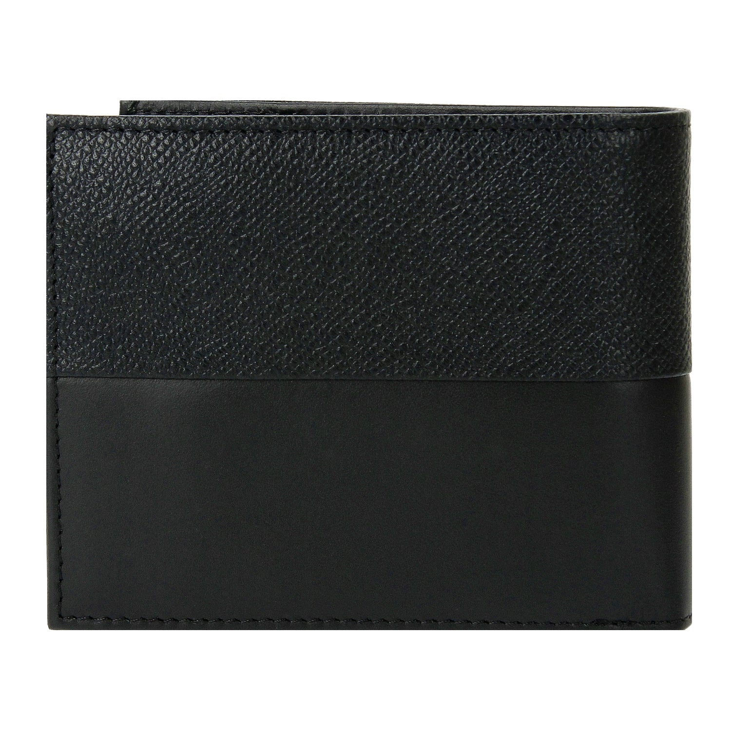 Crossing Infinite Bi-Fold Leather Wallet With Coin Pocket [13 Card Slots] RFID - Black