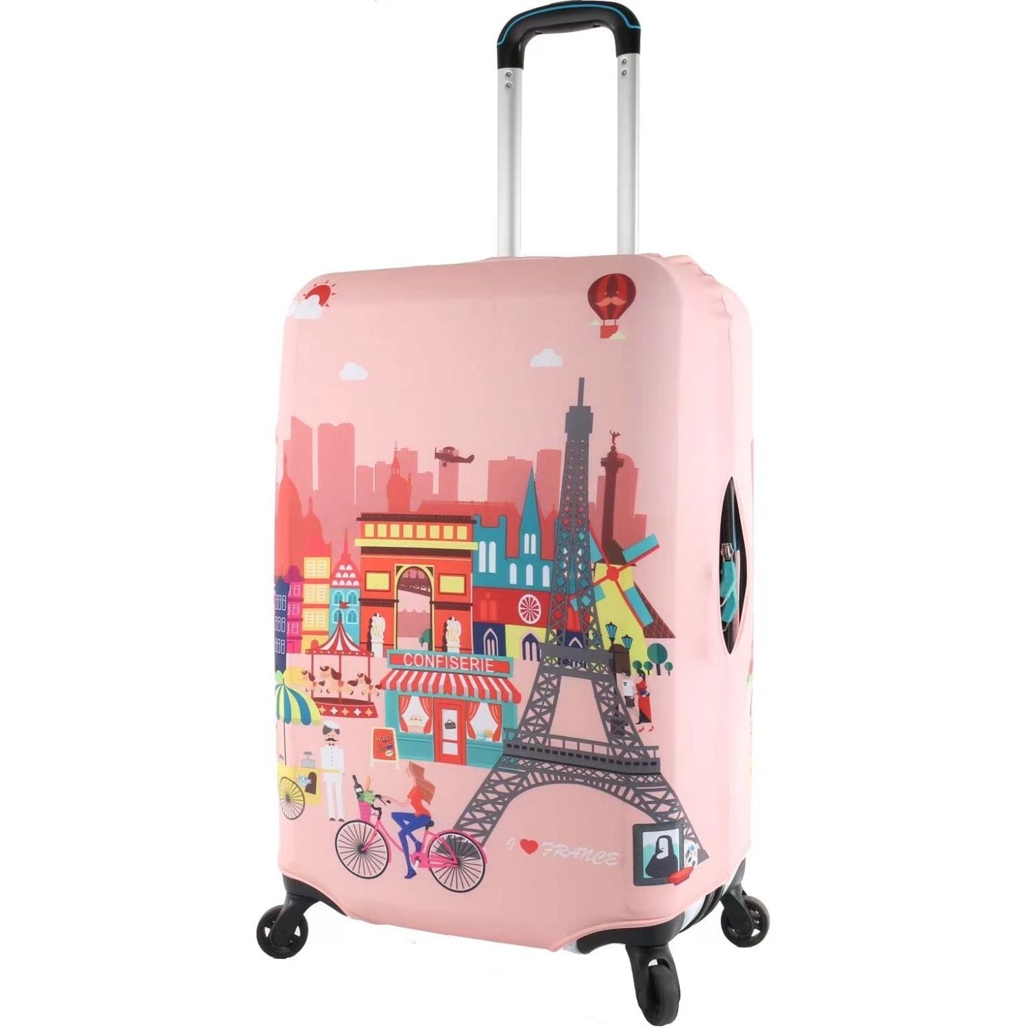 Crossing Luggage Cover Medium V3 (23"-25") - Paris
