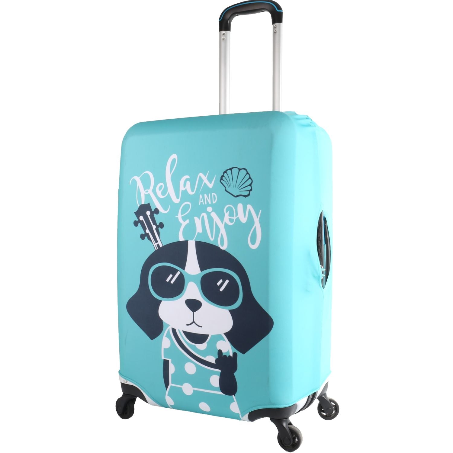 Crossing Luggage Cover Small - Relax & Enjoy (18"- 21")