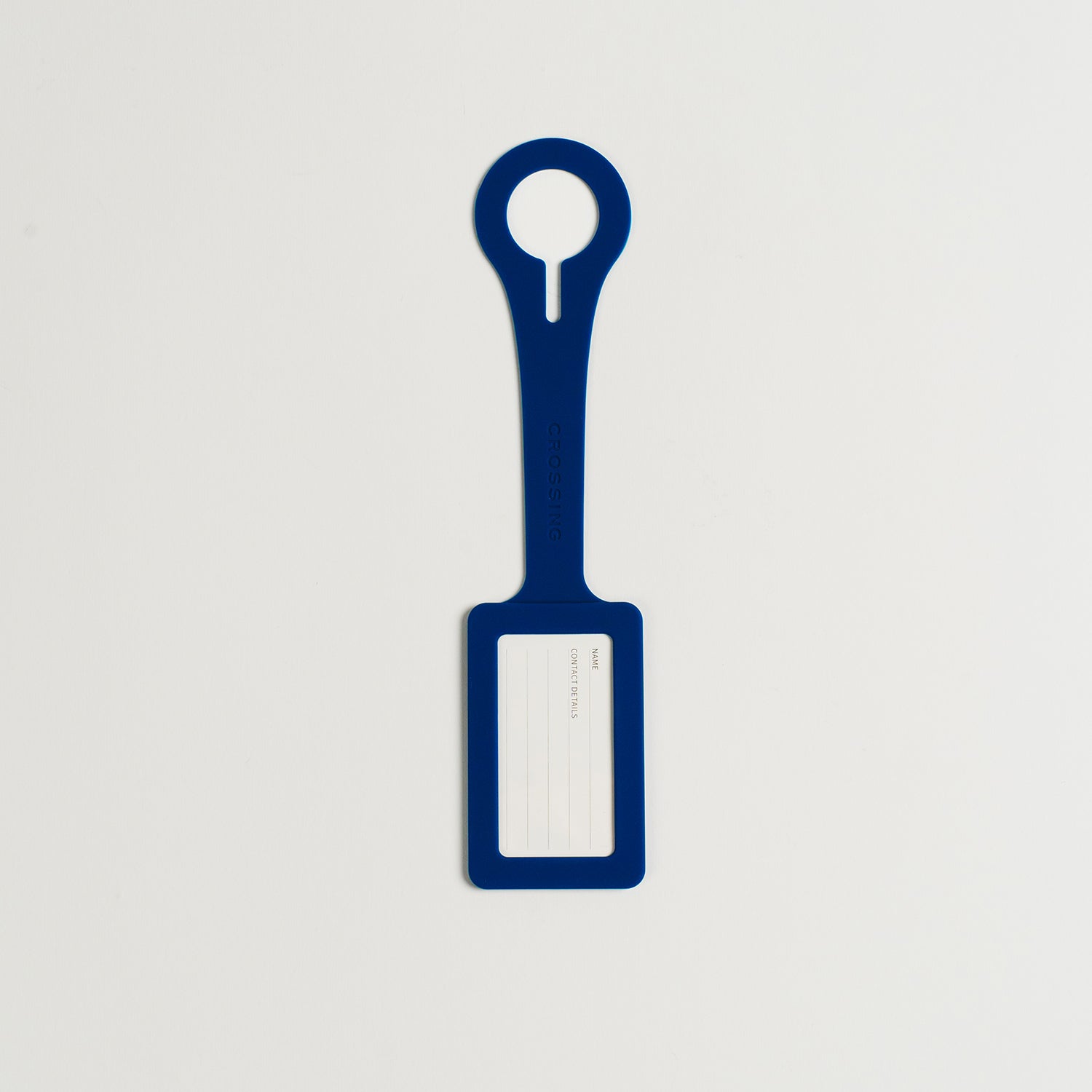 Crossing Luggage Tag - Navy