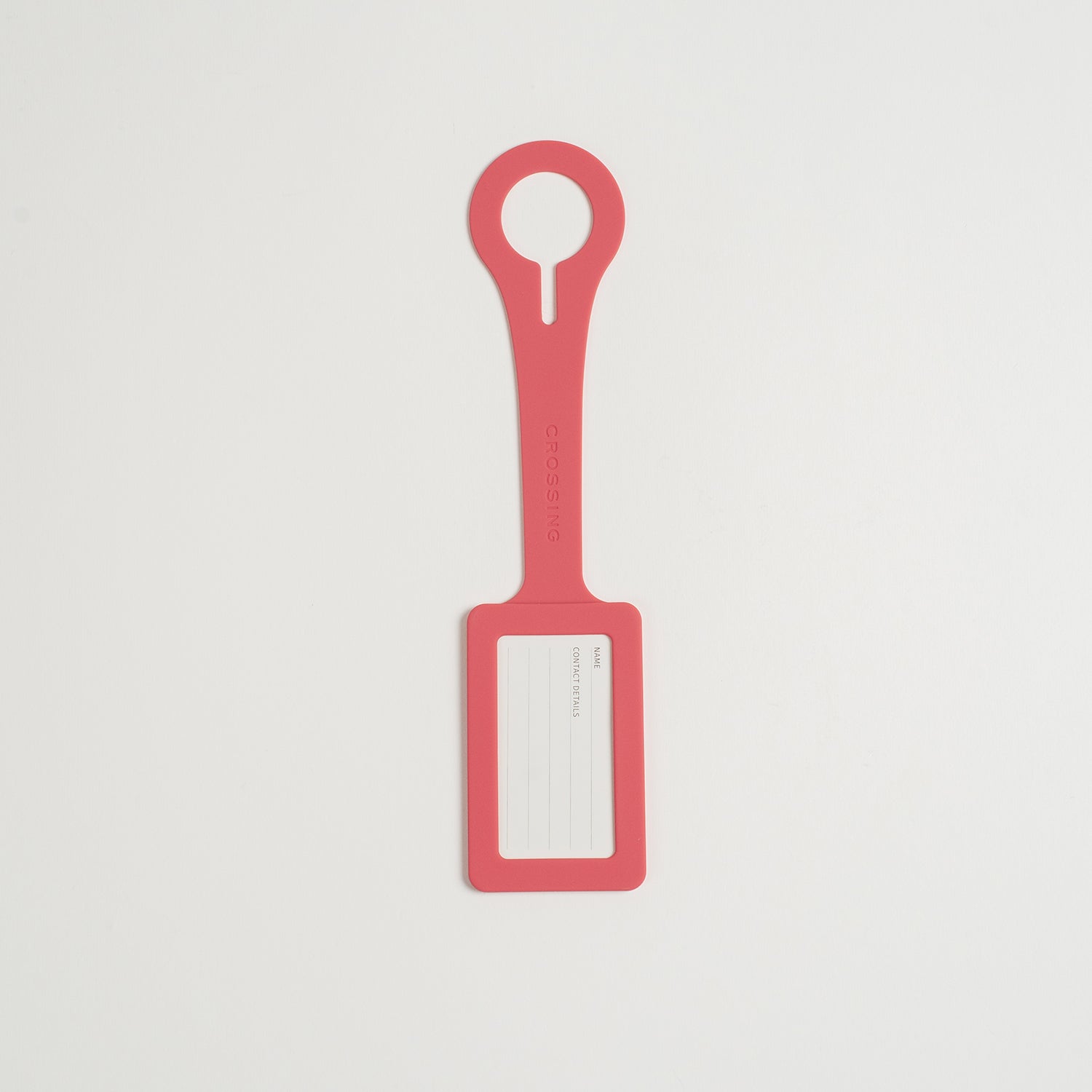 Crossing Luggage Tag - Rouge