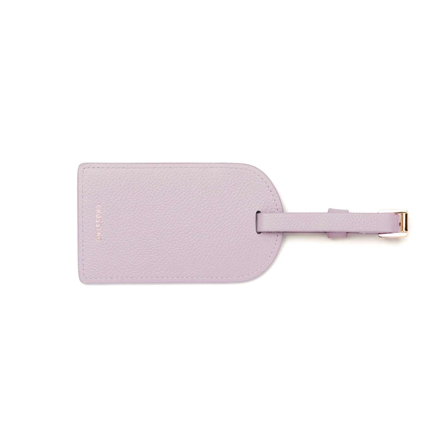 Crossing Milano Leather Luggage Tag - Lavender