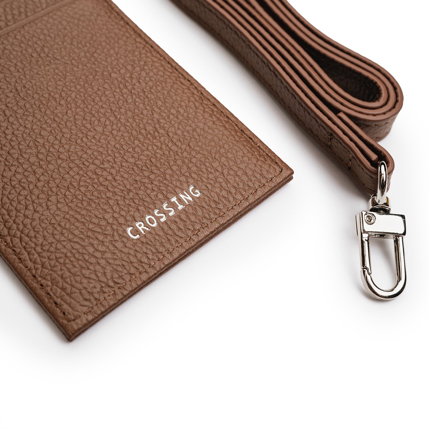 Crossing Milano Retractable Lanyard - Barcoss Brown