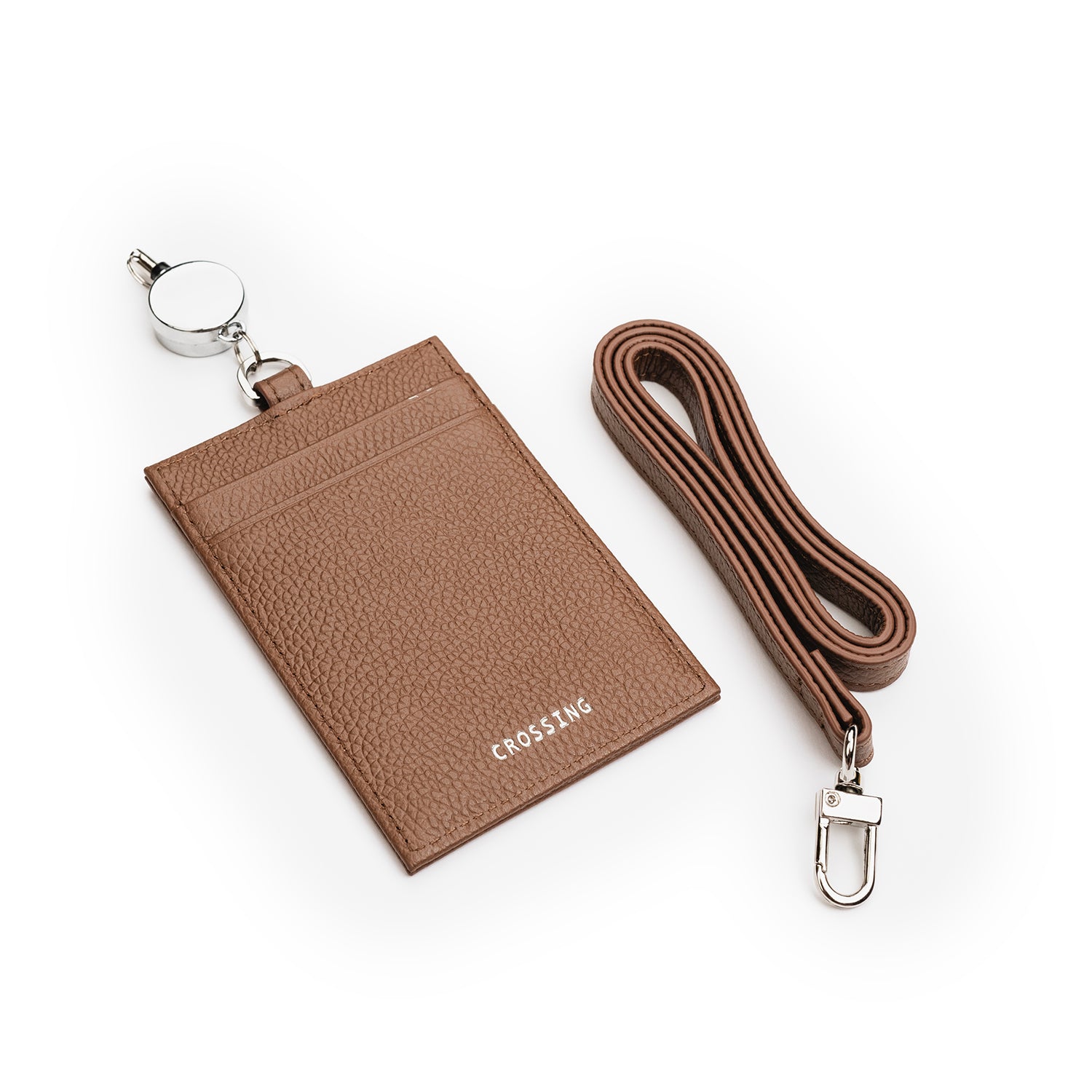 Crossing Milano Retractable Lanyard - Barcoss Brown