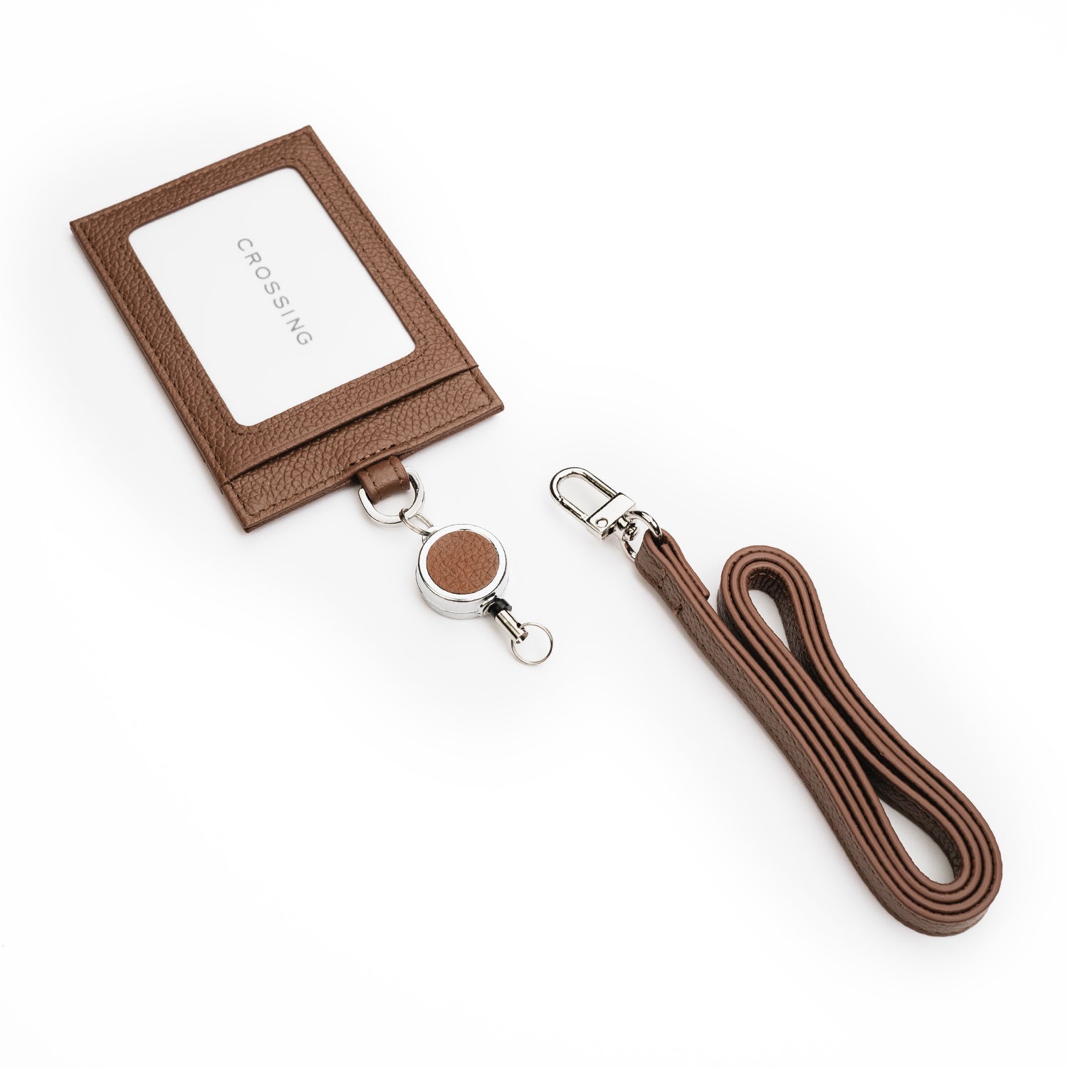 Crossing Milano Retractable Lanyard - Barcoss Brown