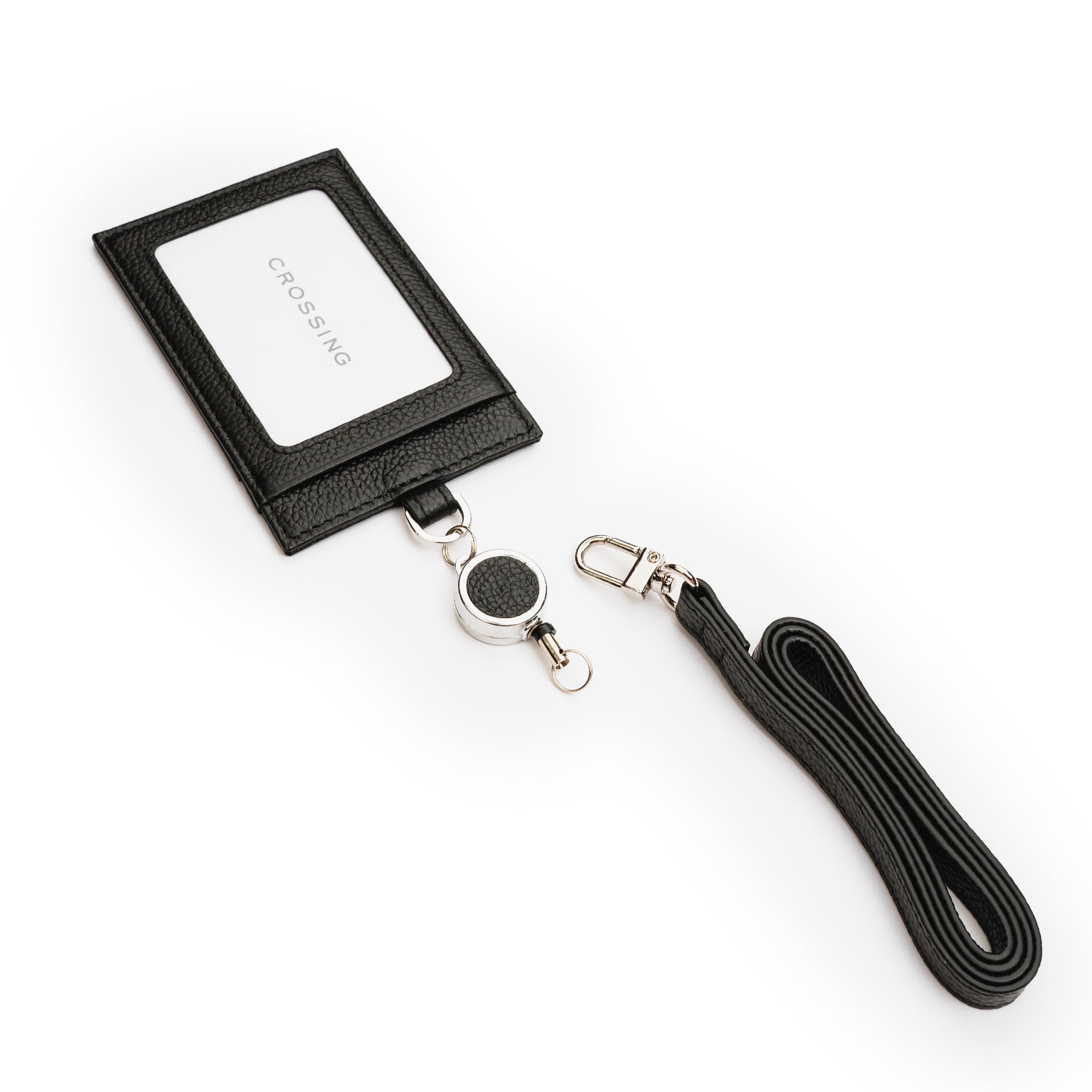 Crossing Milano Retractable Lanyard - Black