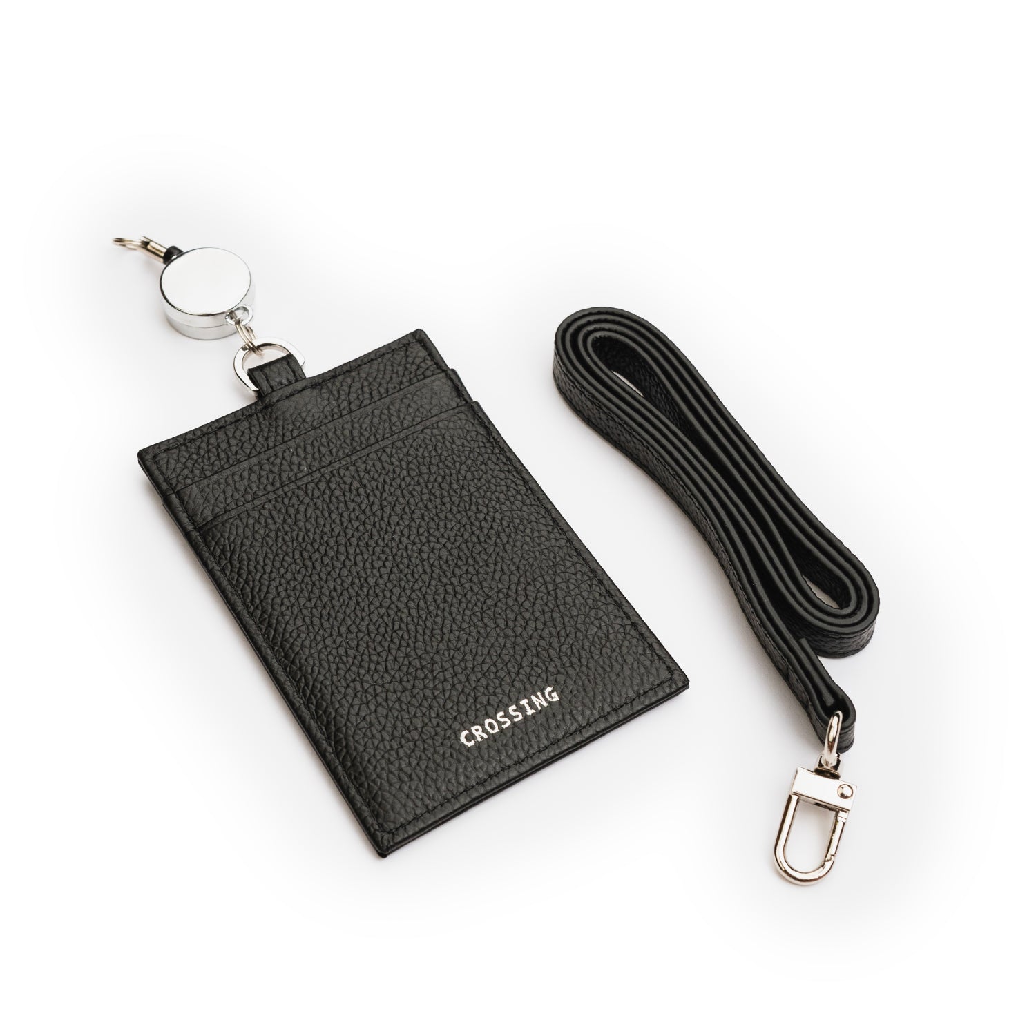 Crossing Milano Retractable Lanyard - Black