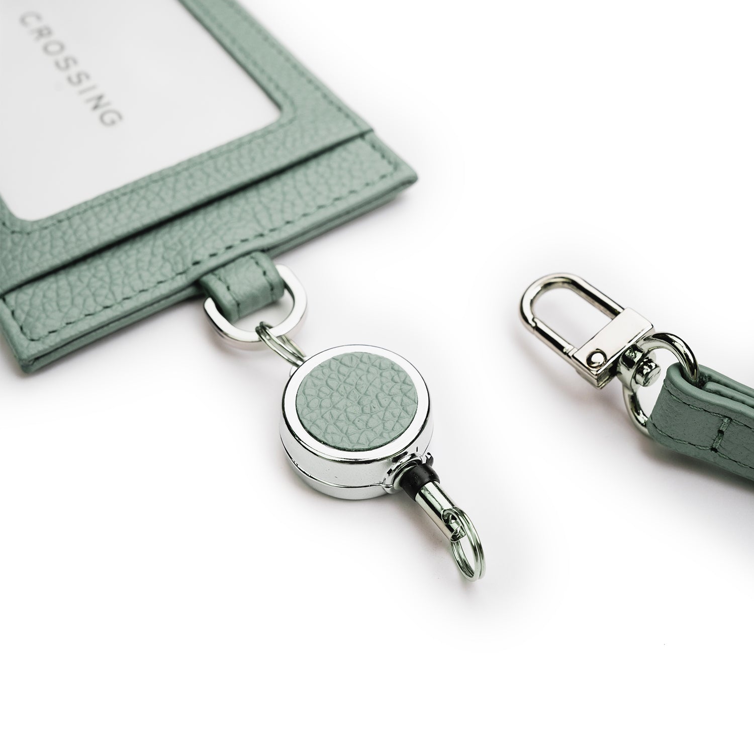 Crossing Milano Retractable Lanyard - Sage