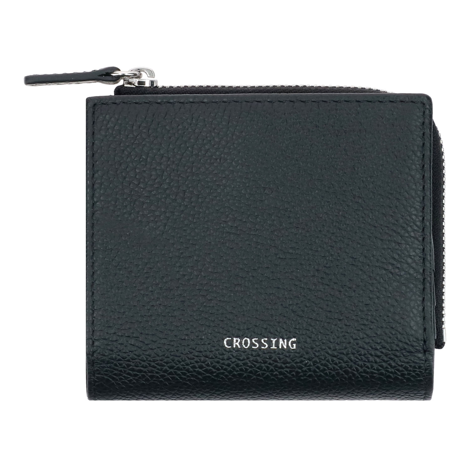 Crossing Milano Small Zip Wallet Rfid - Black
