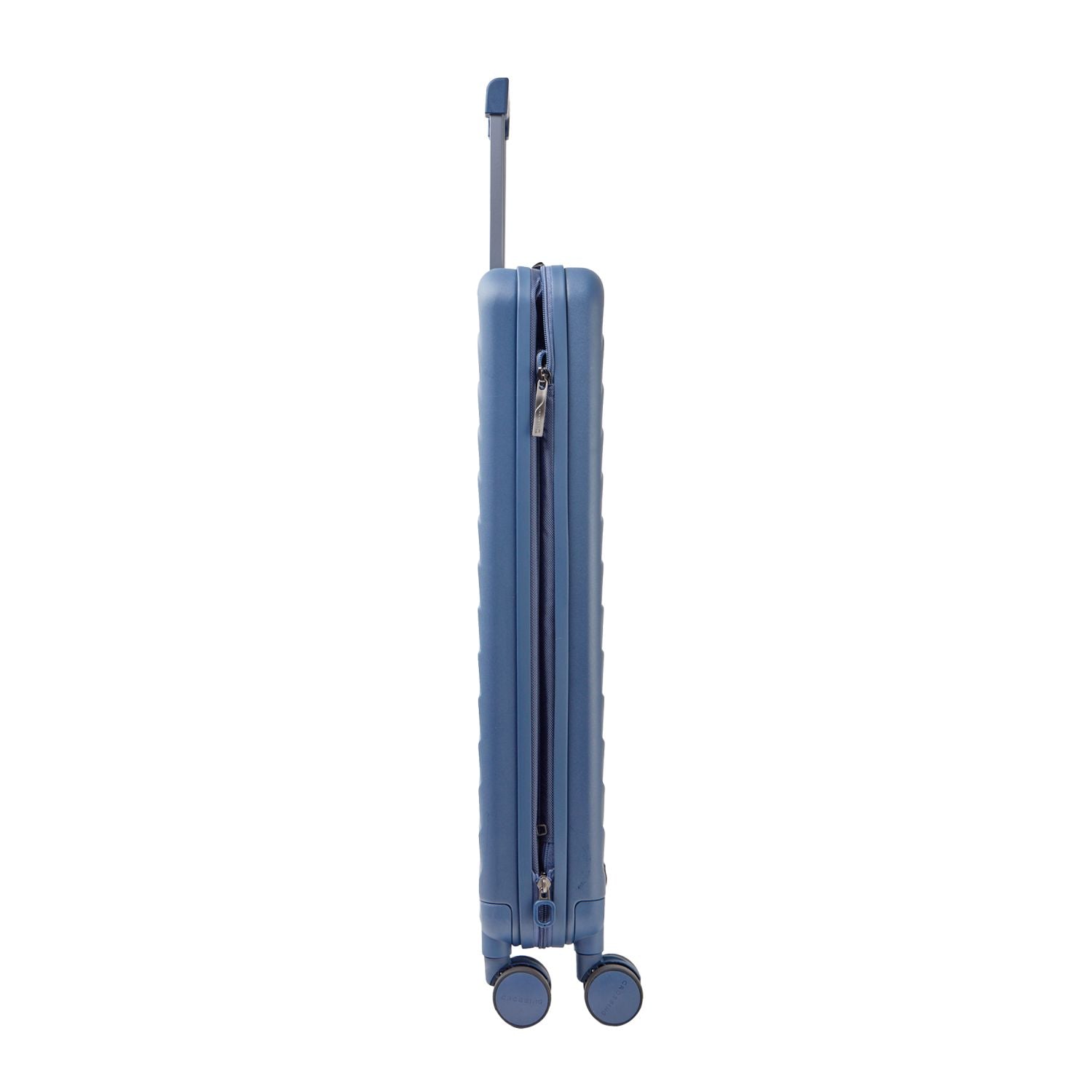 Crossing Ori Collapsible Polycarbonate 26" Medium Luggage - Pewter Blue